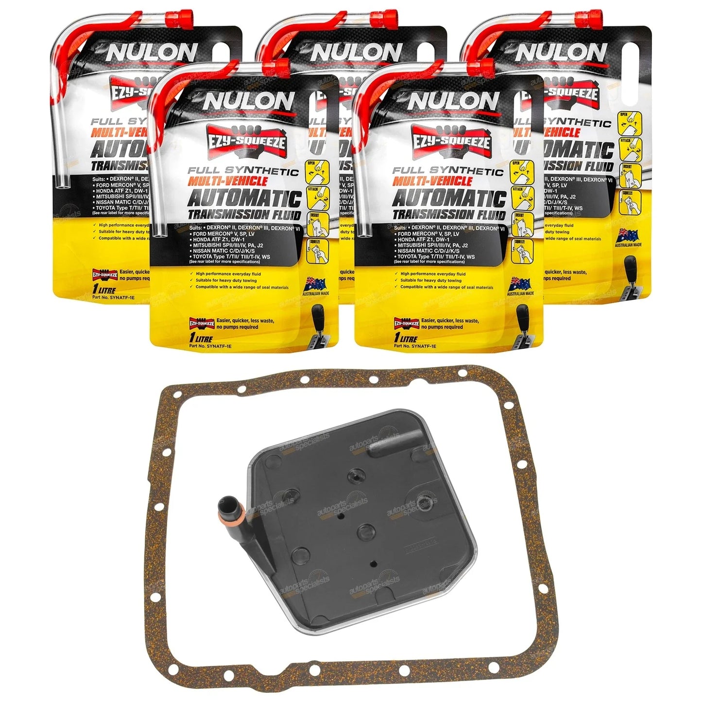 Auto Transmission Filter Kit + Fluid for Holden Commodore VN VP V6 V8 Trans 4spd