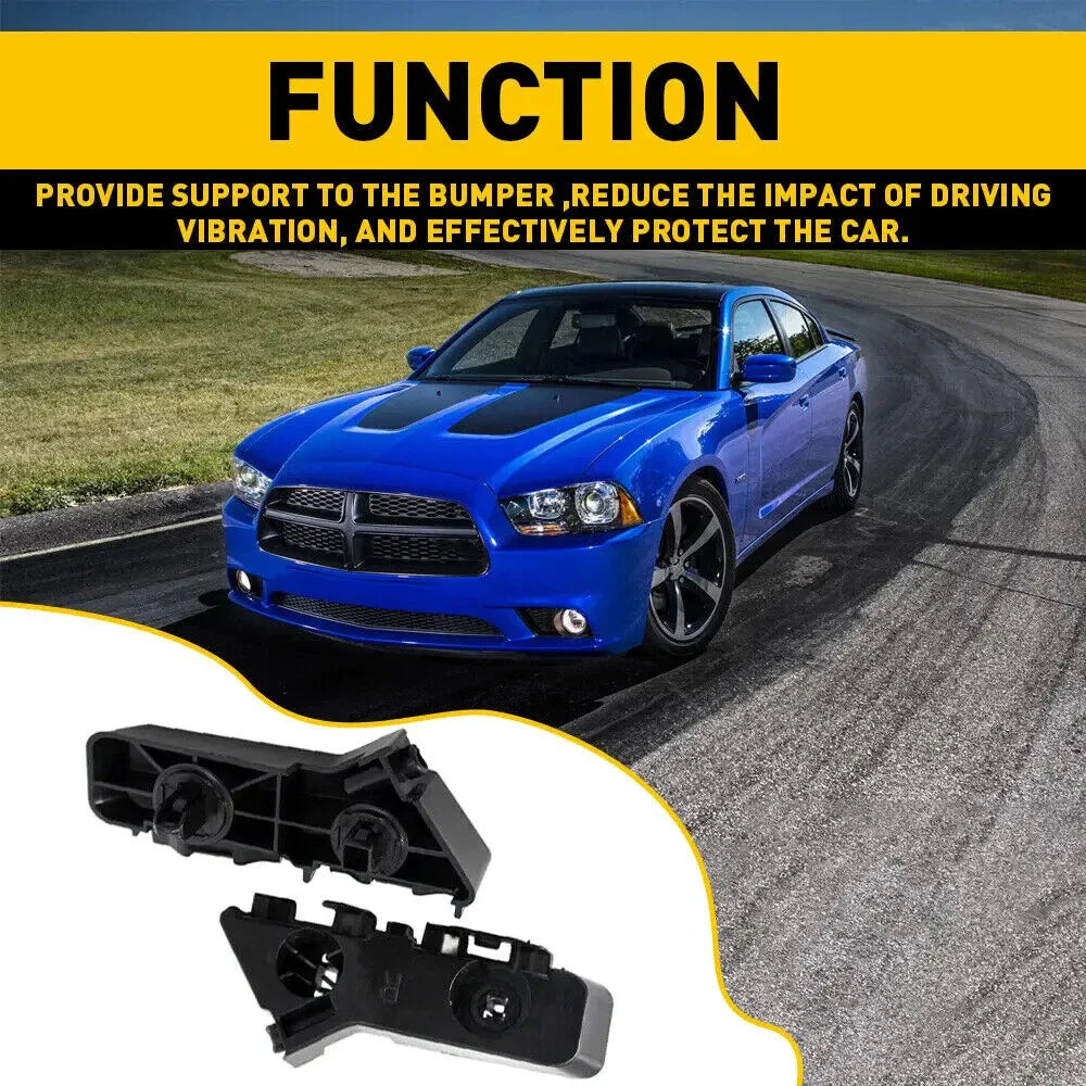Front Bumper Brackets Left & Right for Dodge Charger R/T SE SRT8 (2011-2014)