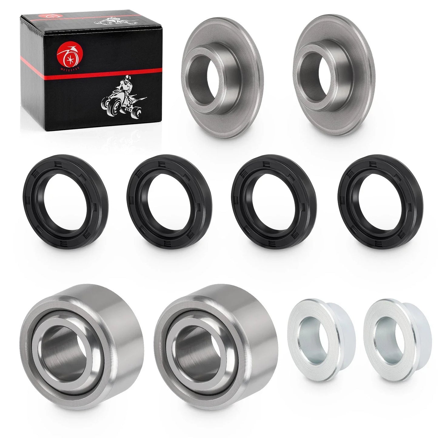 Rear Shock Bearing Seal Rebuild Kit for Yamaha IT200 / TT350 (1984–1987)