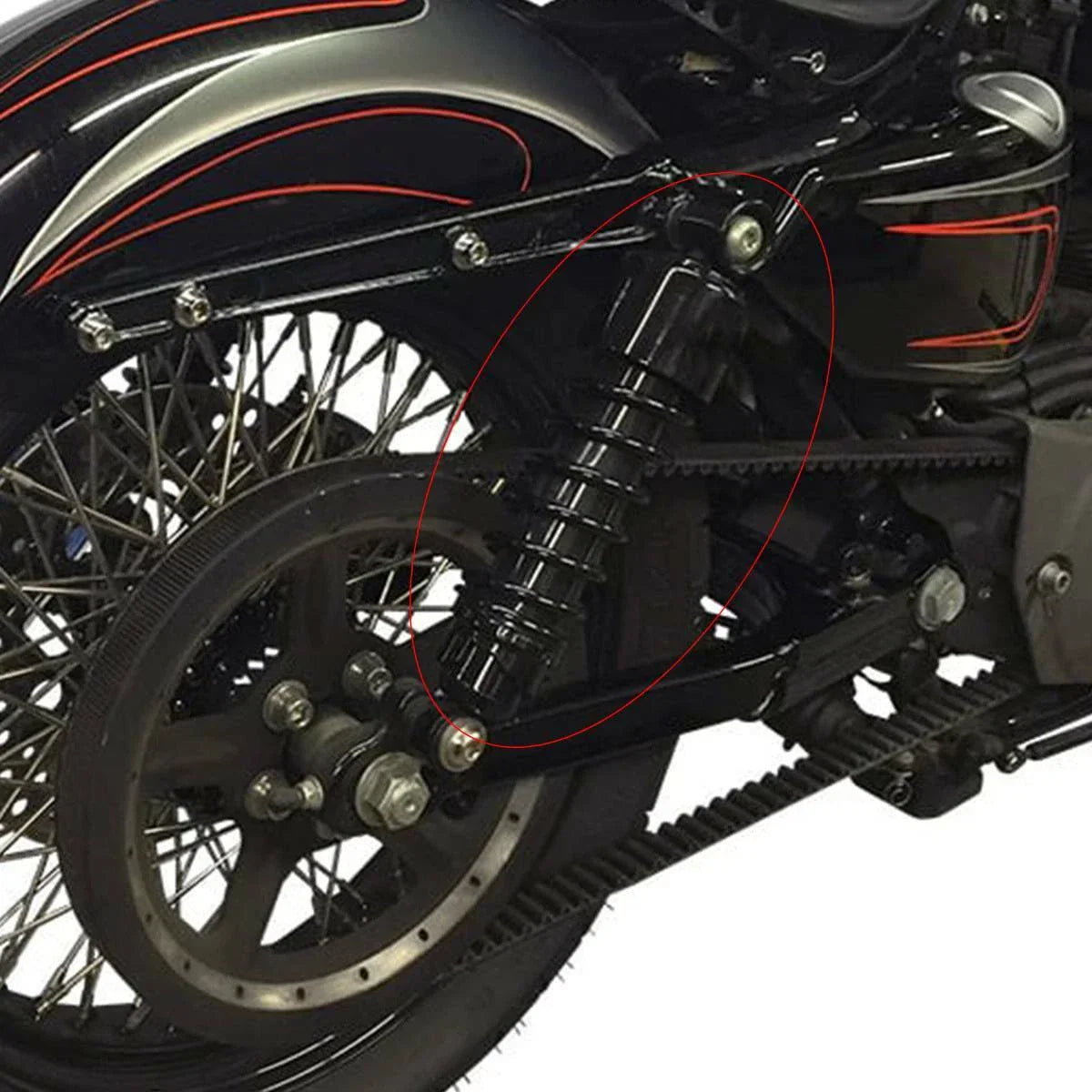 Rear Shocks 10.5in 267mm for Harley Sportster XL Forty-Eight 883 1200