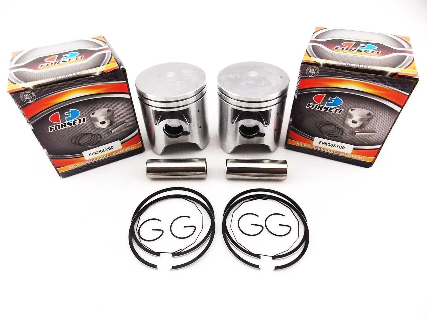 1mm O/S Piston Set for YAMAHA TZR250 (1987-1992) - 57.4mm Rings & Clips