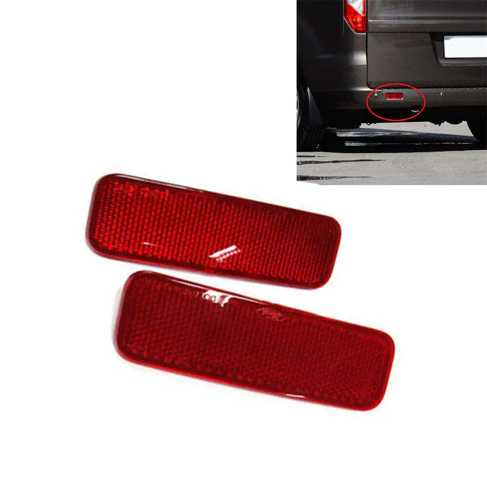 Rear Bumper Reflector Light Lens Cover for Ford Transit Van (2013-2023)