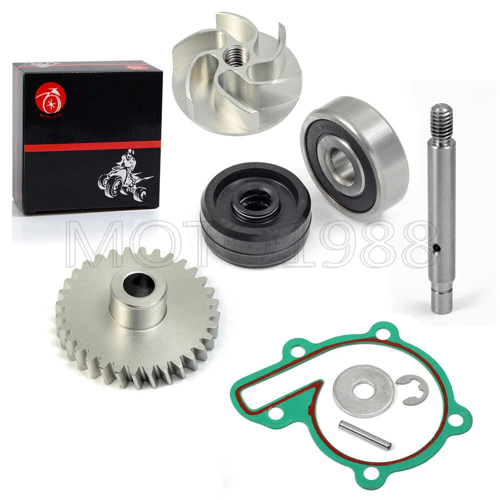 Water Pump Kit Seal Bearing Gasket Gear Impeller for Yamaha Banshee (1987–2006)