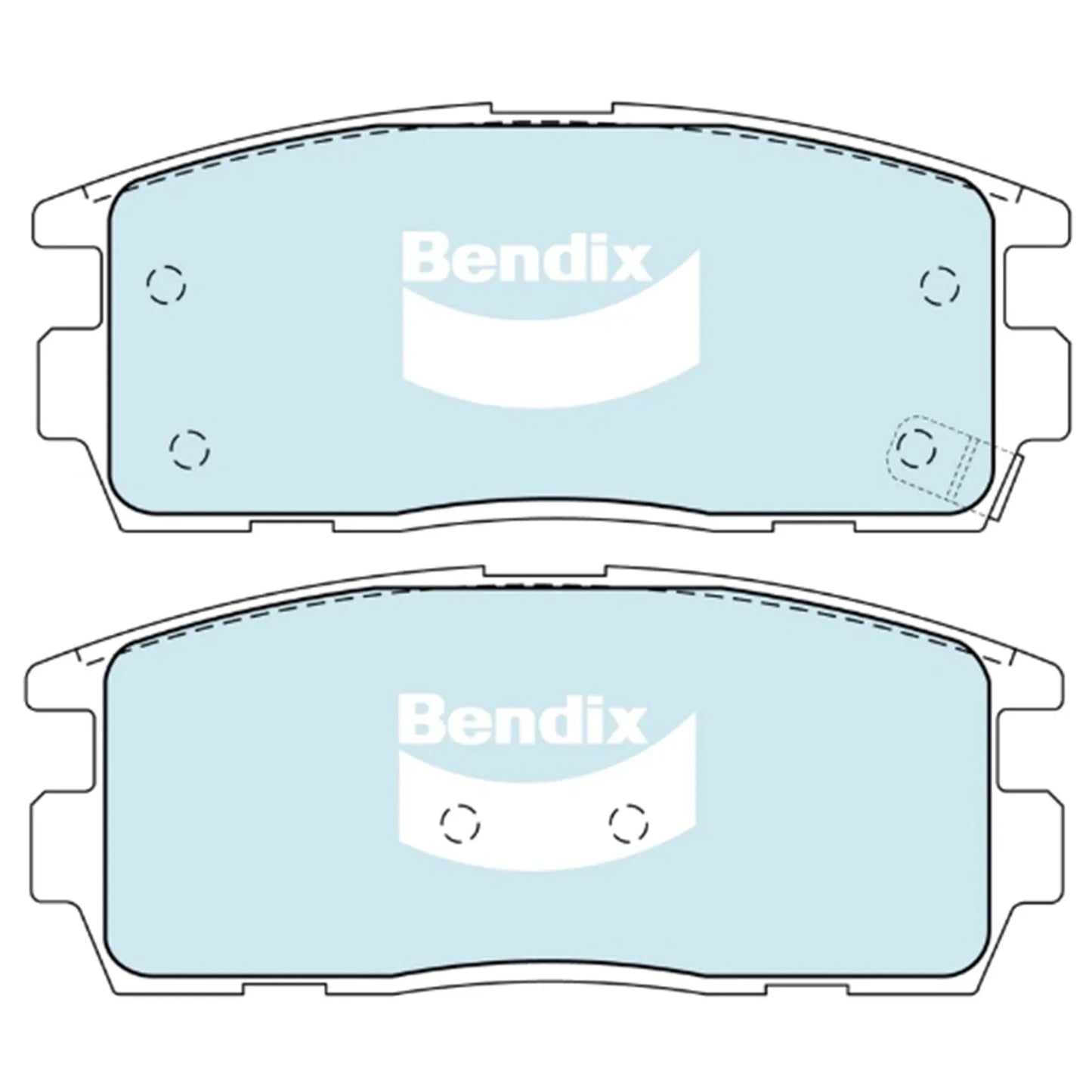 4WD Rear Disc Brake Pad Set for BMW M6 (2005 - 2010)