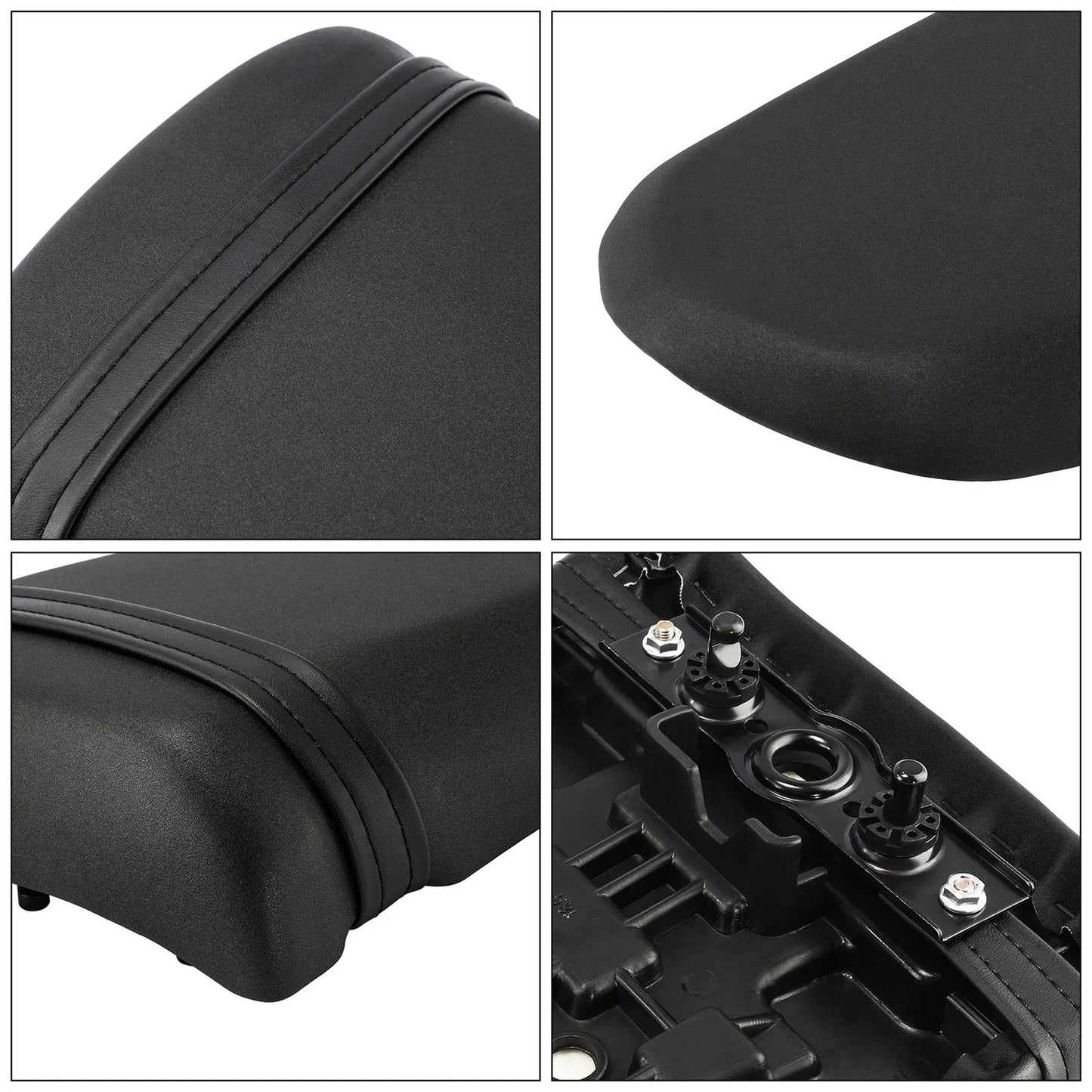 Synthetic Leather Rear Pillion Passenger Seat for Suzuki GSXR1000 (2003-2004)