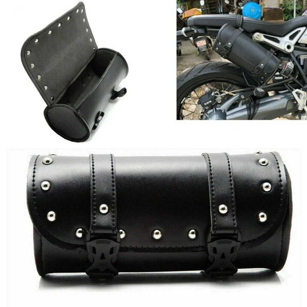 Fork Bag Saddlebag for Motorcycle Handlebar Cruiser Bar