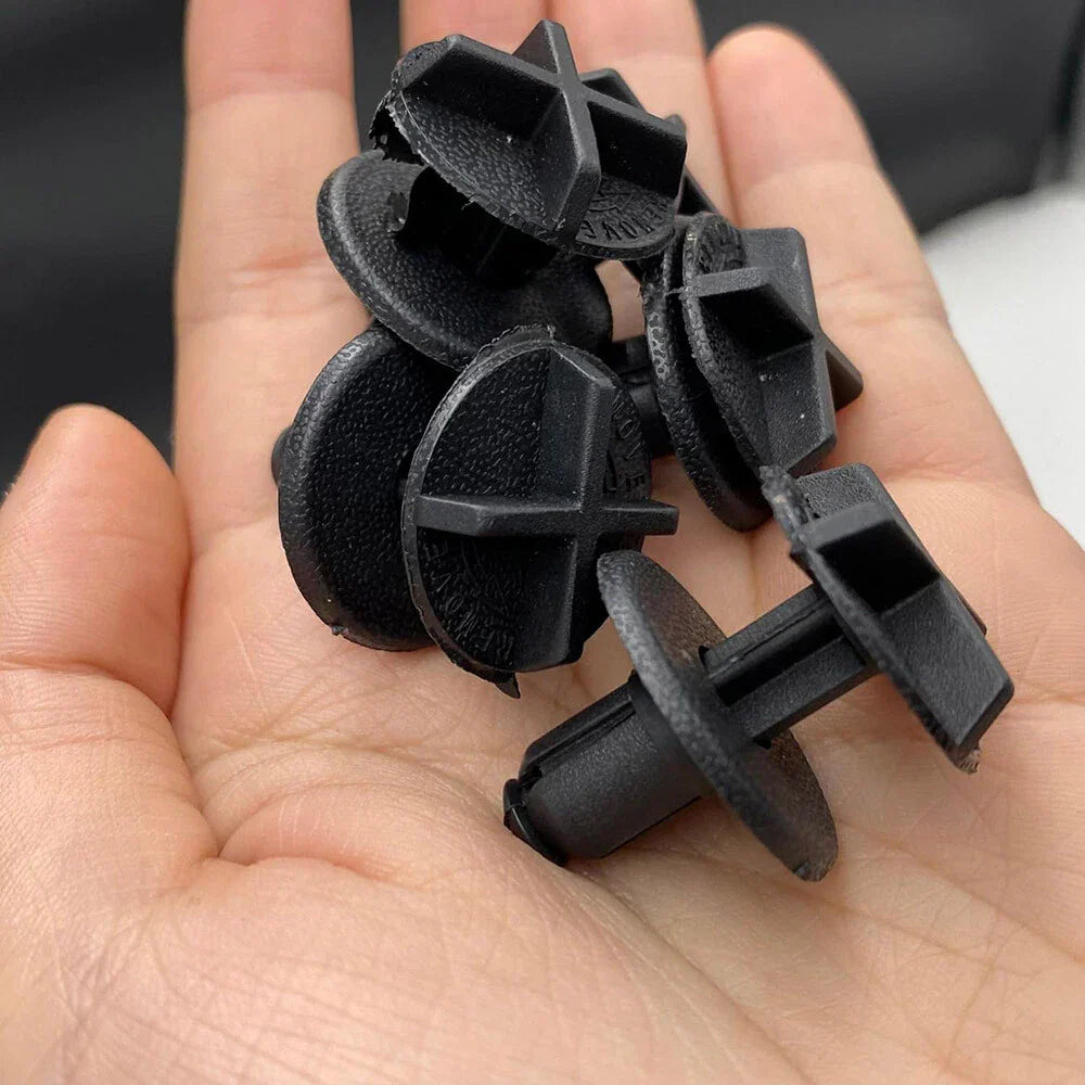 10x Battery Cover & Cowl Retainer Clips for Land Rover Defender