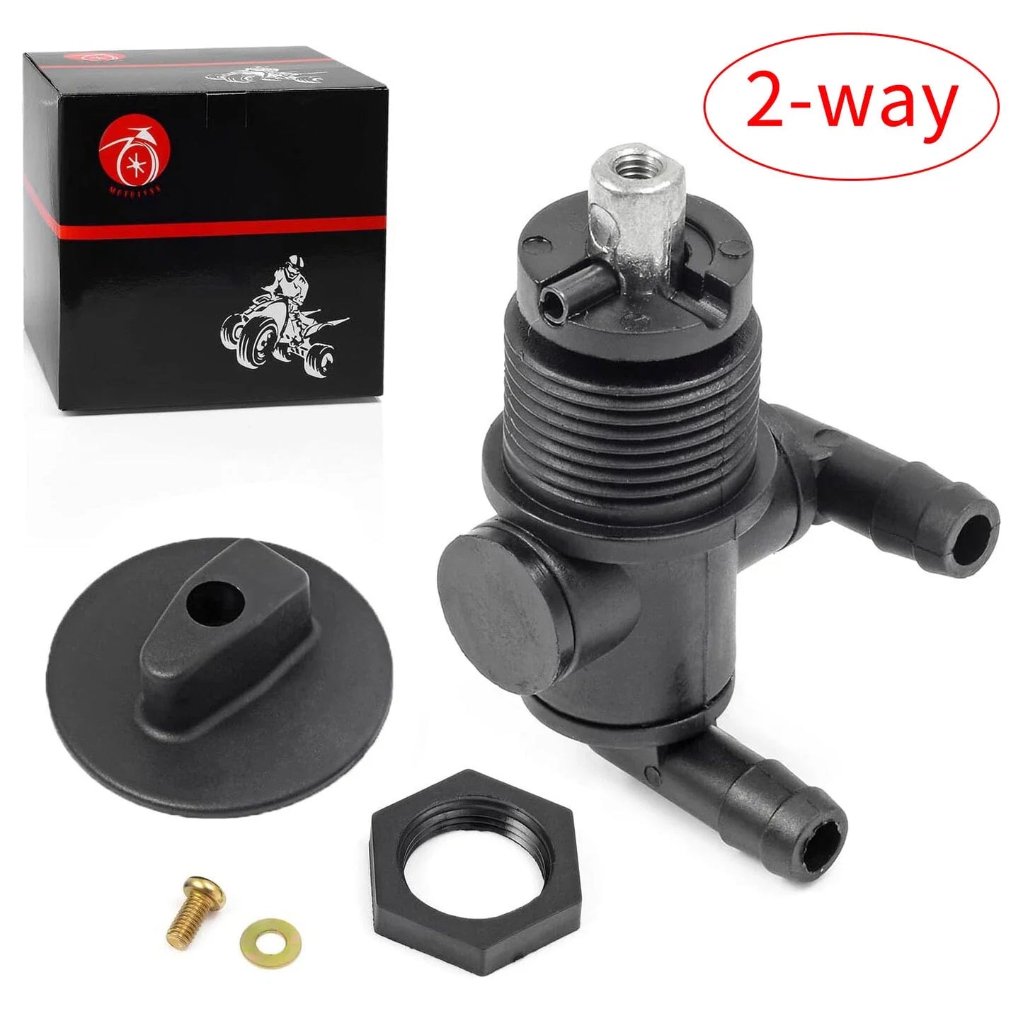 2 x Tank Switch Fuel Shutoff Valve Petcock for Polaris Diesel 455 (1999–2001)