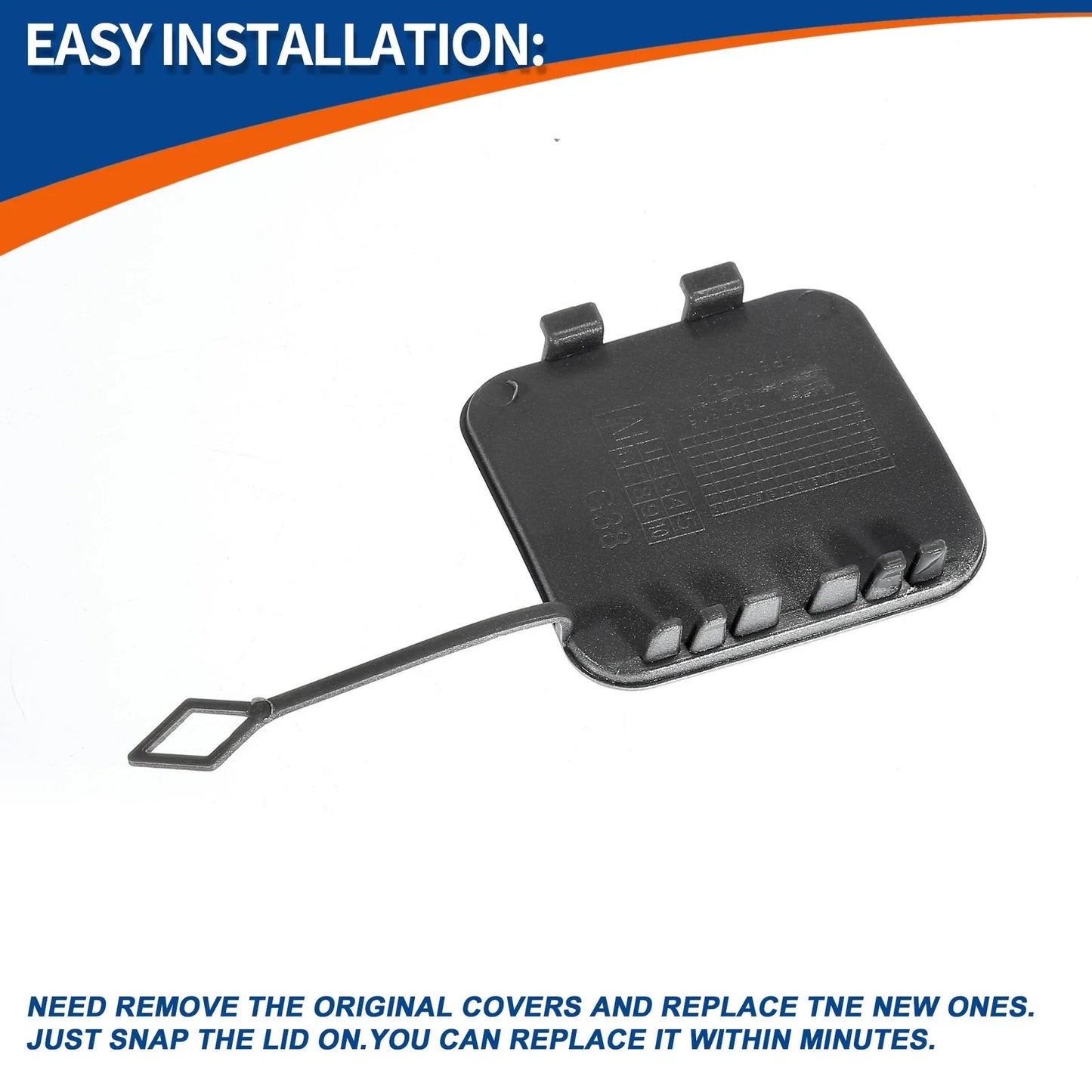 Tow Hook Cover for BMW 530i 540i Cashmere Silver