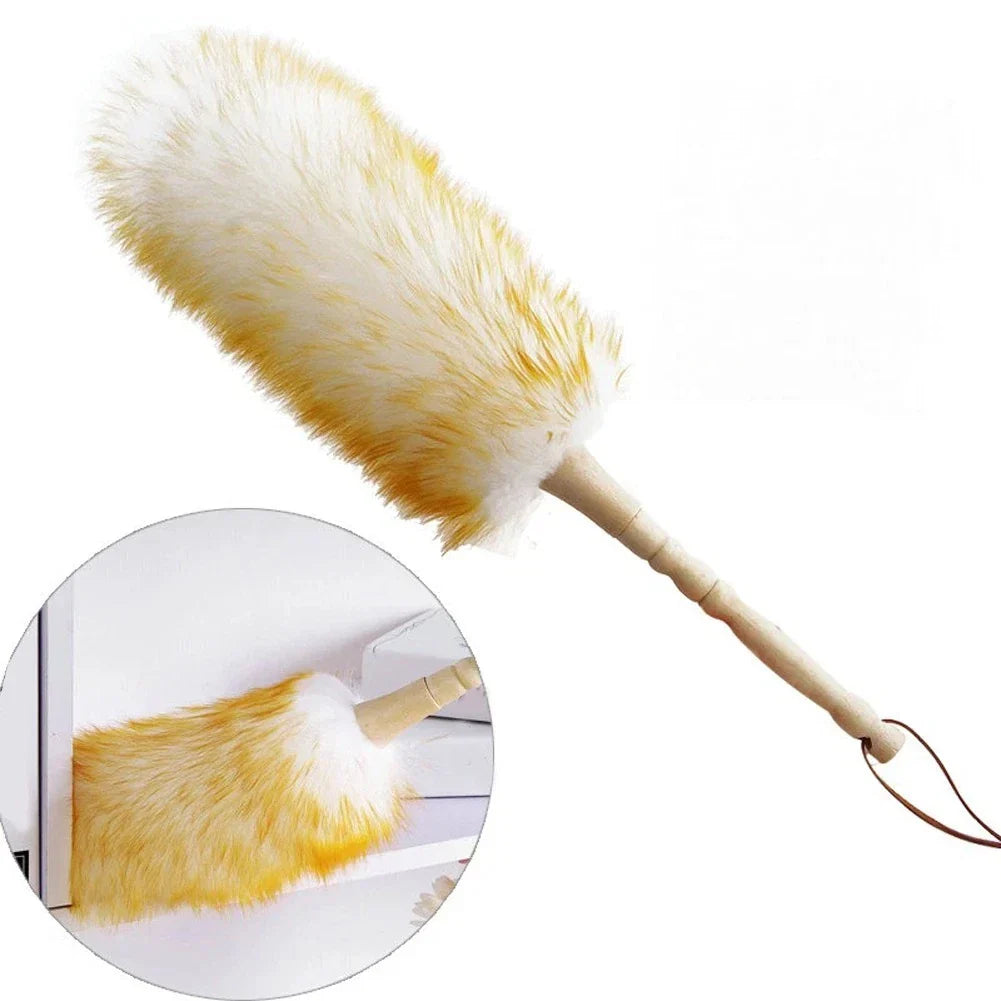 Wool Duster Lambswool for Car & Household Cleaning Tool