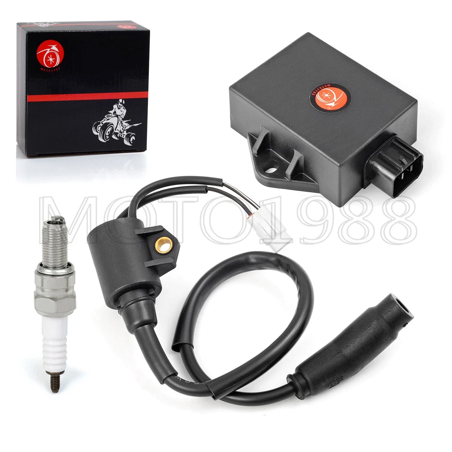 CDI BOX Ignition Coil Spark Plug for Polaris Sportsman HAWKEYE 300 (2008–2011)