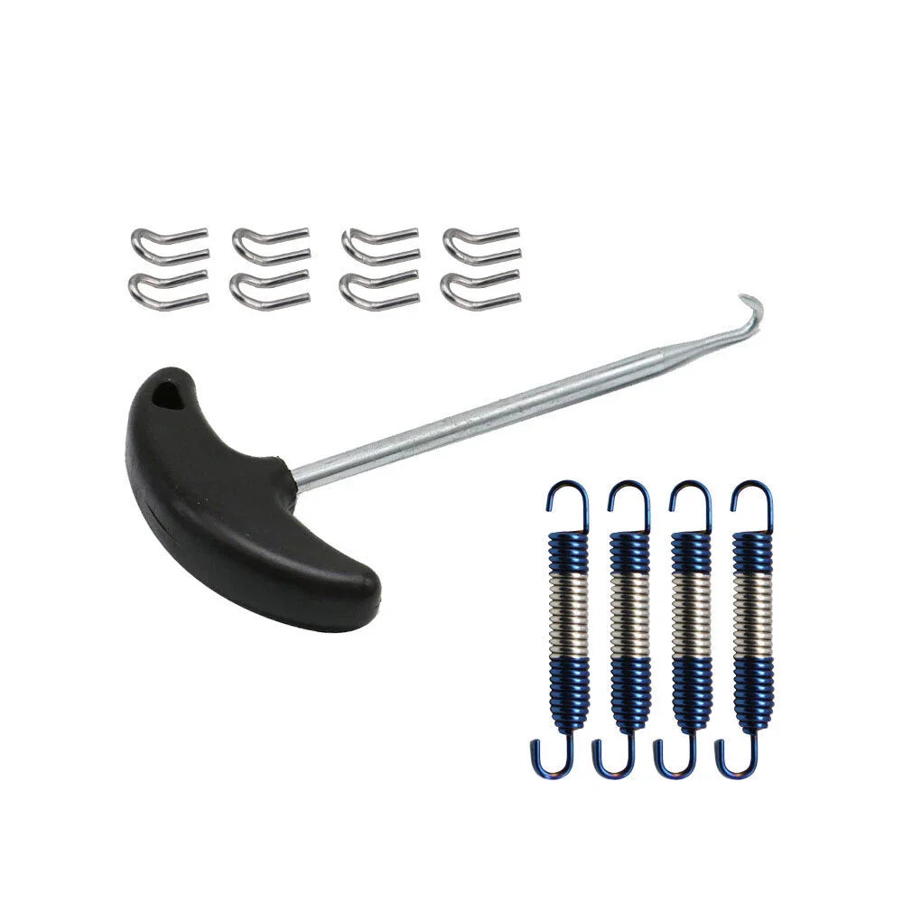 Motorcycle Exhaust Pipe Muffler Mounting Springs Hooks Steel