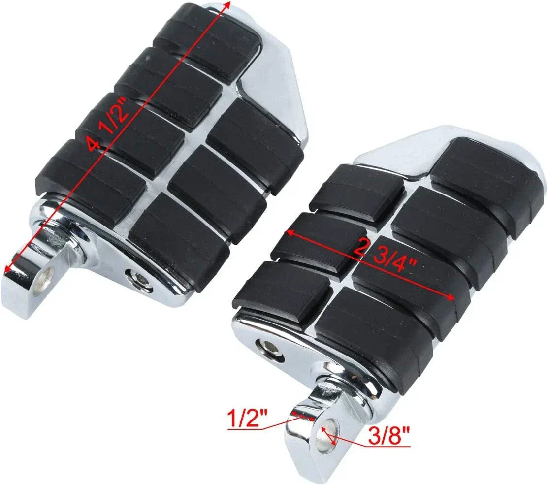 1-1/4" Motorcycle Foot Pegs for Harley Touring Chopper