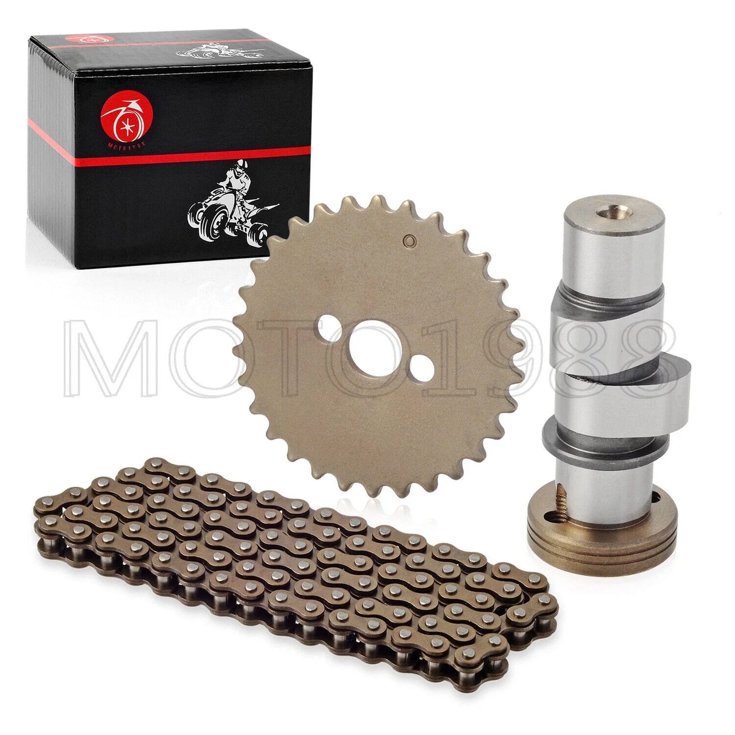 Camshaft & Timing Chain Sprocket for HONDA XR100 XR100R CRF100F (1981–2013)