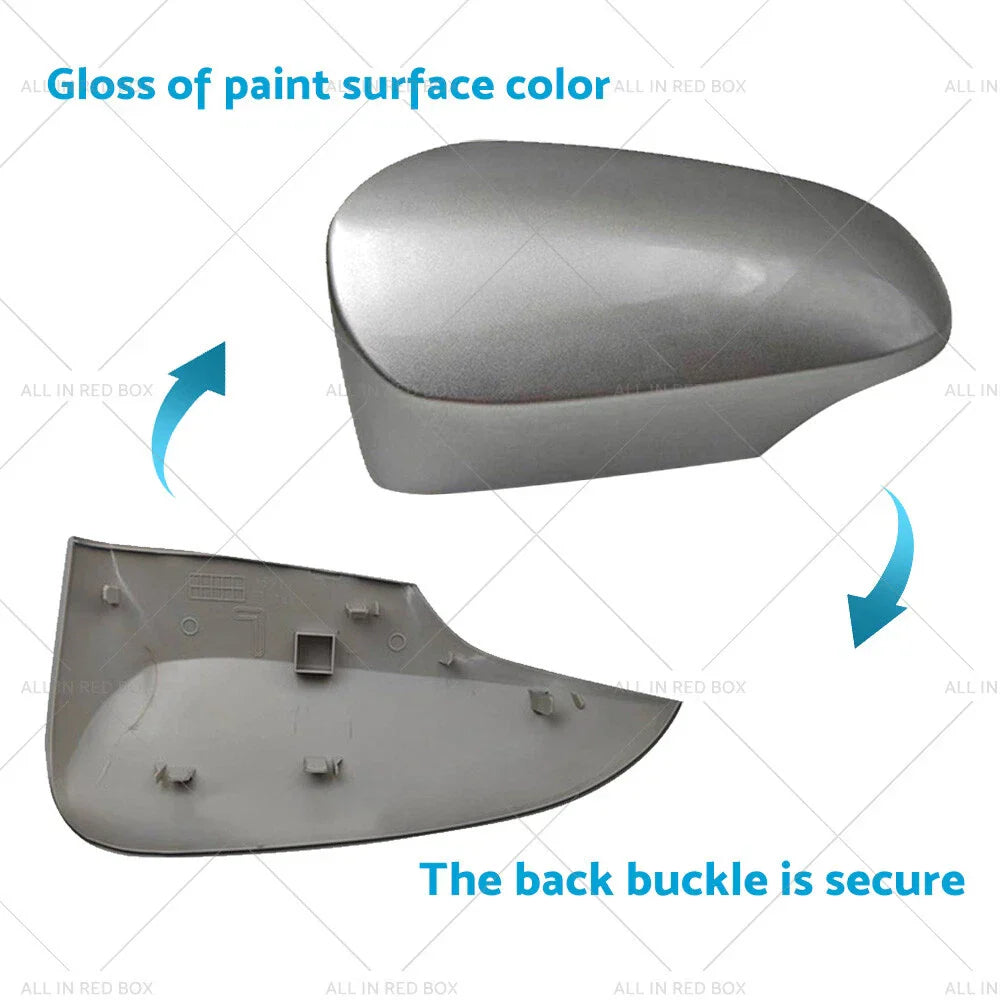 Silver Mirror Cover Cap for Toyota Corolla (2012-2018) LH Side
