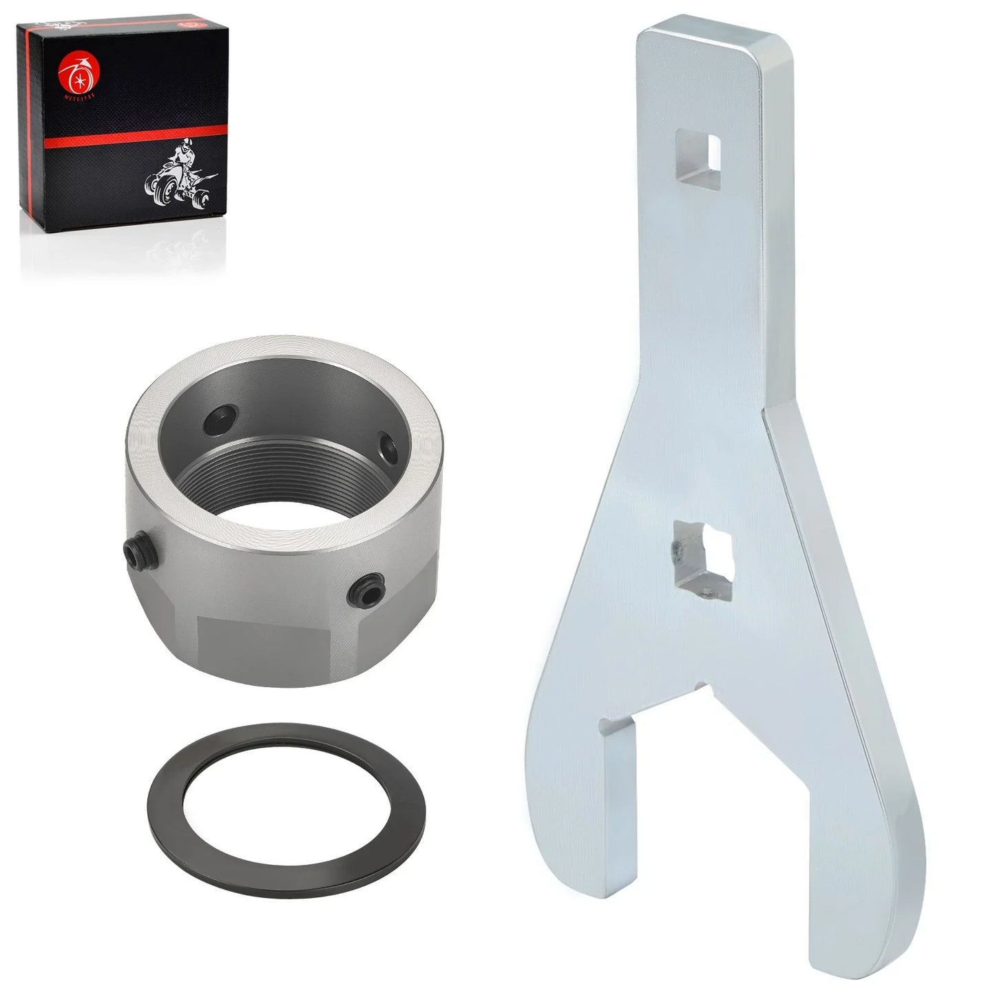46mm Rear Axle Nut Wrench & Lock Nut for Yamaha YFZ450X & YFZ450R (2009–2024)