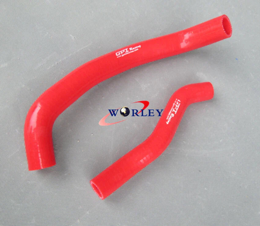 Yellow Silicone Radiator Hose for Suzuki LTZ400, Kawasaki KFX400, DVX400 (2003-2008)