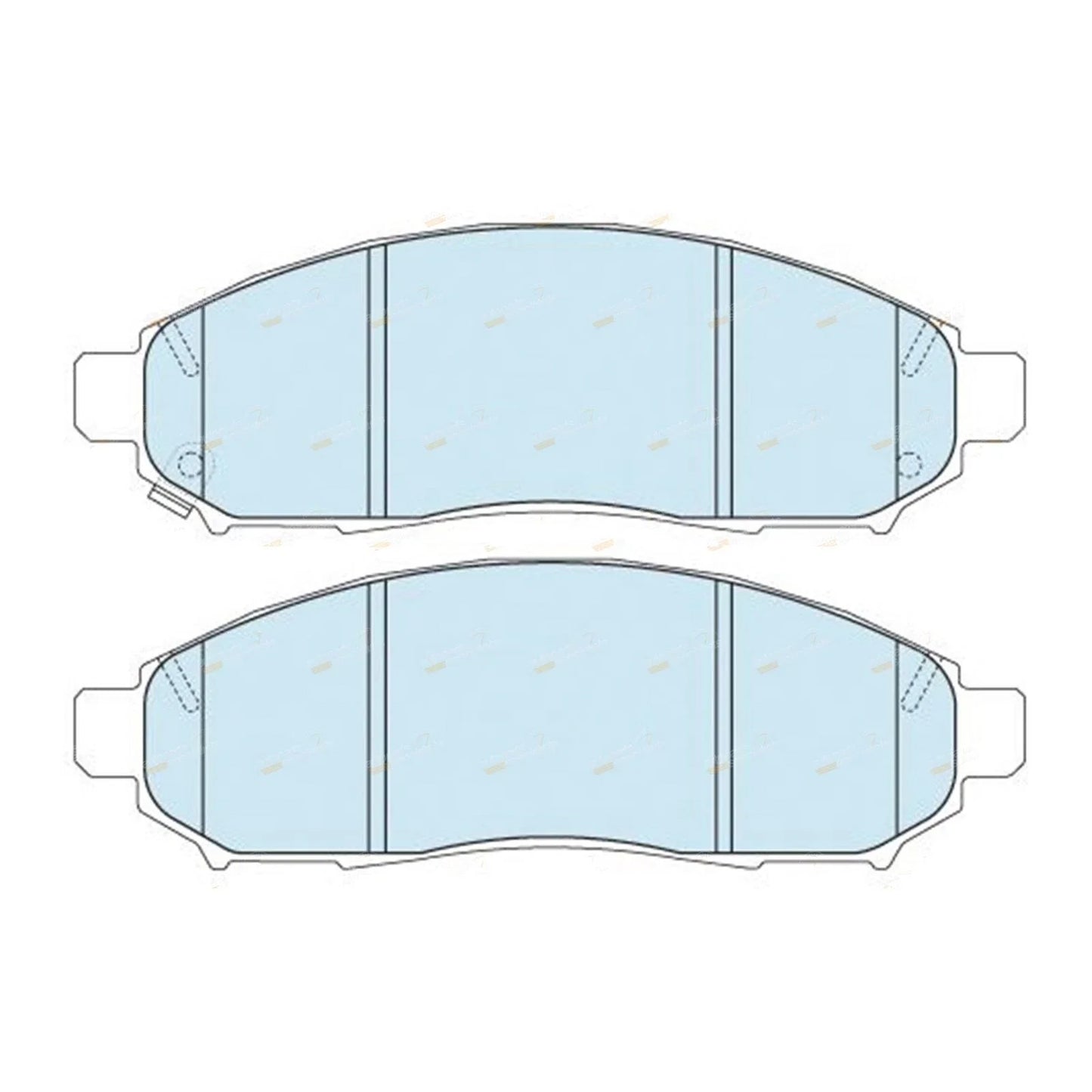 Heavy Duty Front Disc Brake Pad Set for Navara D40 (2005 - 2014)