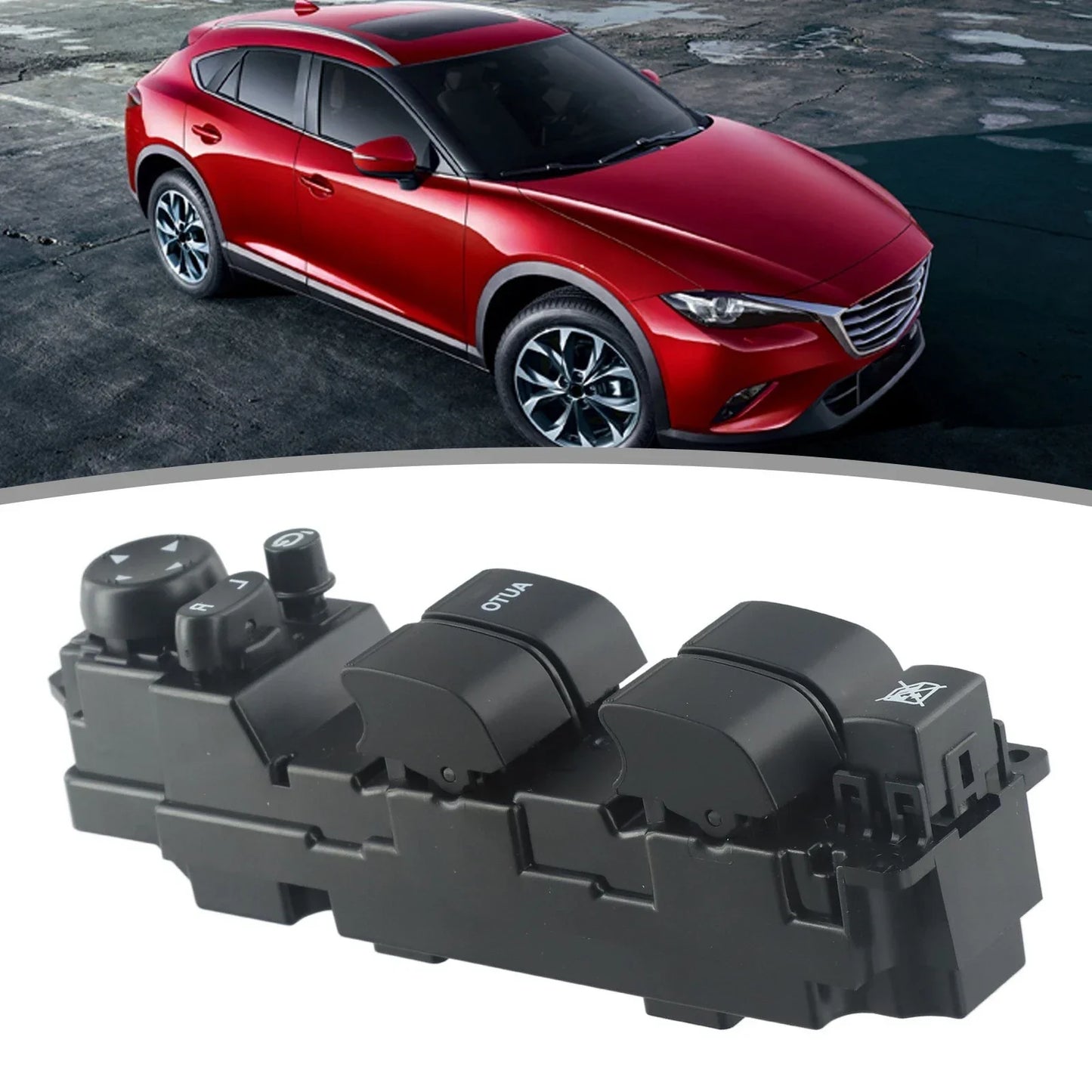 Switch Control Glass Lifter Front Left Button for Mazda