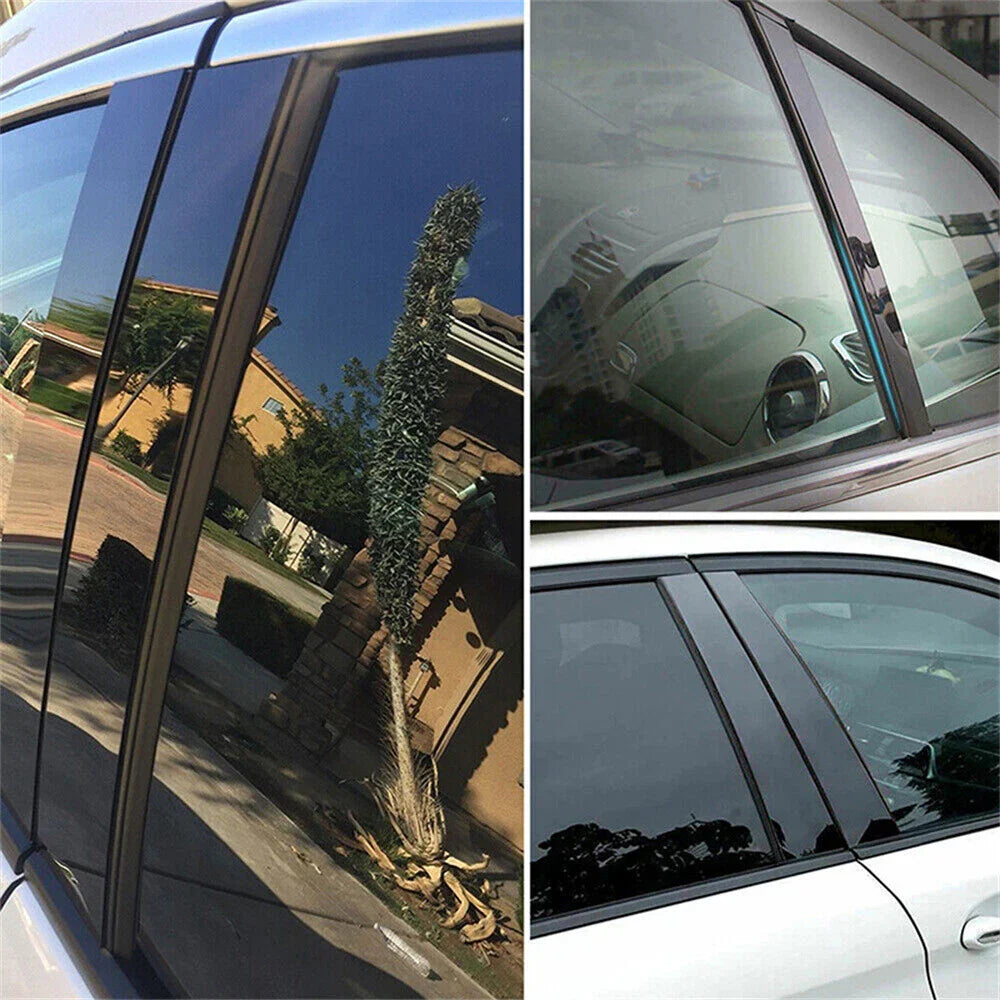 8Pcs Window Pillar Trim Covers for Nissan Rogue (2014-2020)