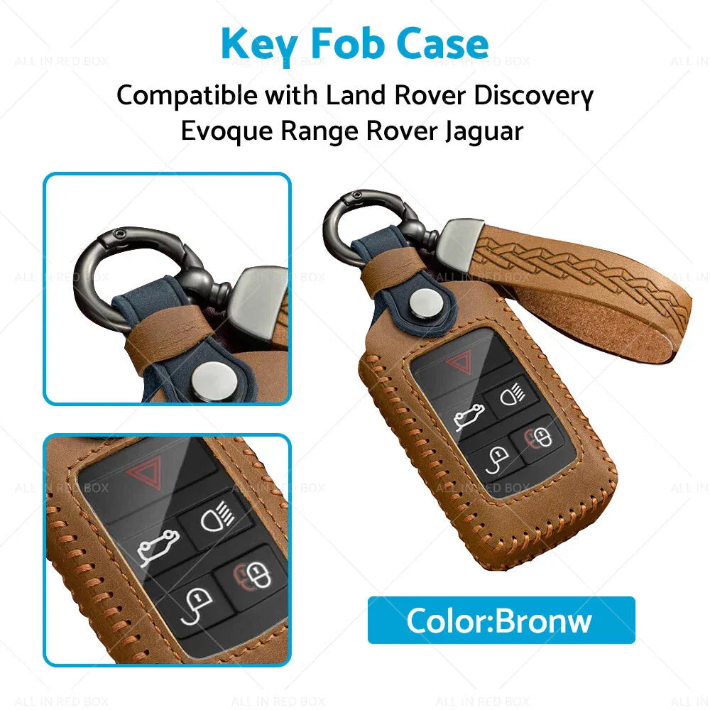 Remote Key Fob Case for Land Rover Discovery Evoque Range Rover Jaguar