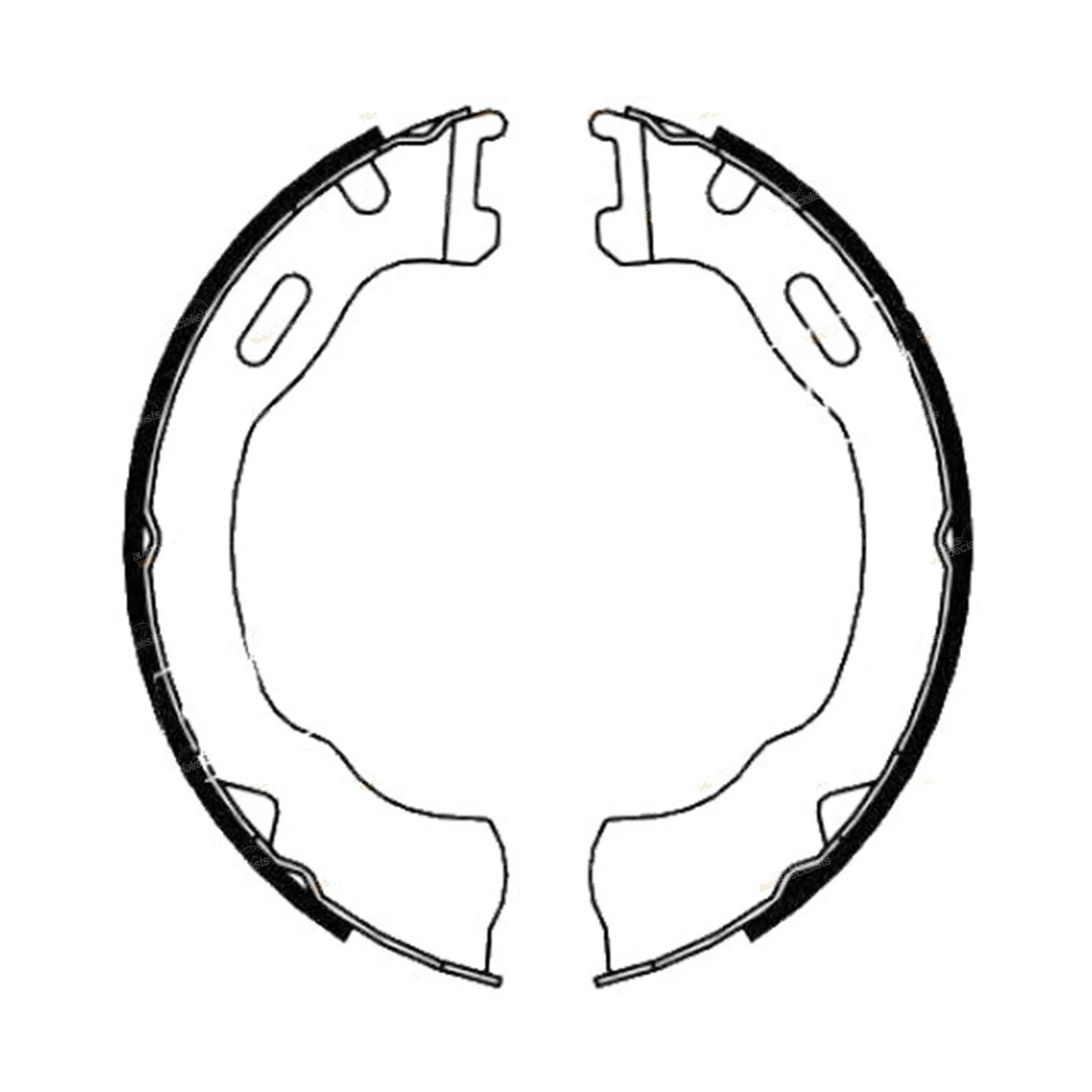 Hand Park Brake Shoes Set for Explorer UT UX UZ