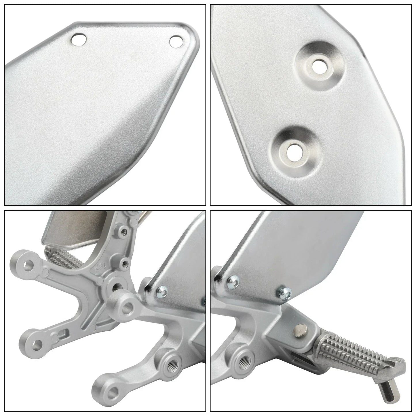 Rider Driver Footrest Peg Bracket for Yamaha MT03 YZF R3 (2016-2025)