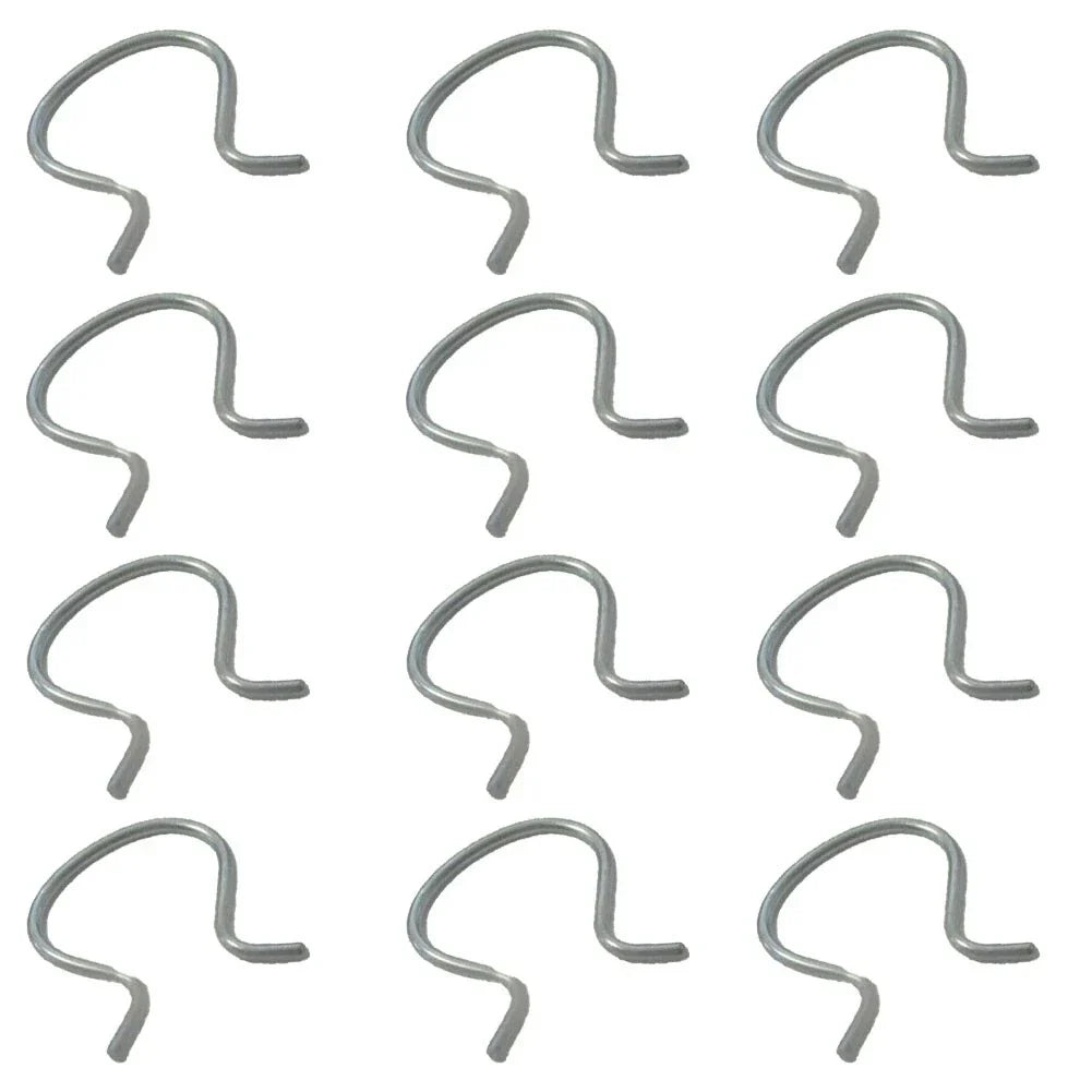 Crank Retainer / 12-Pcs / Door Handle Horseshoe Clip Left Plastic for Vehicle