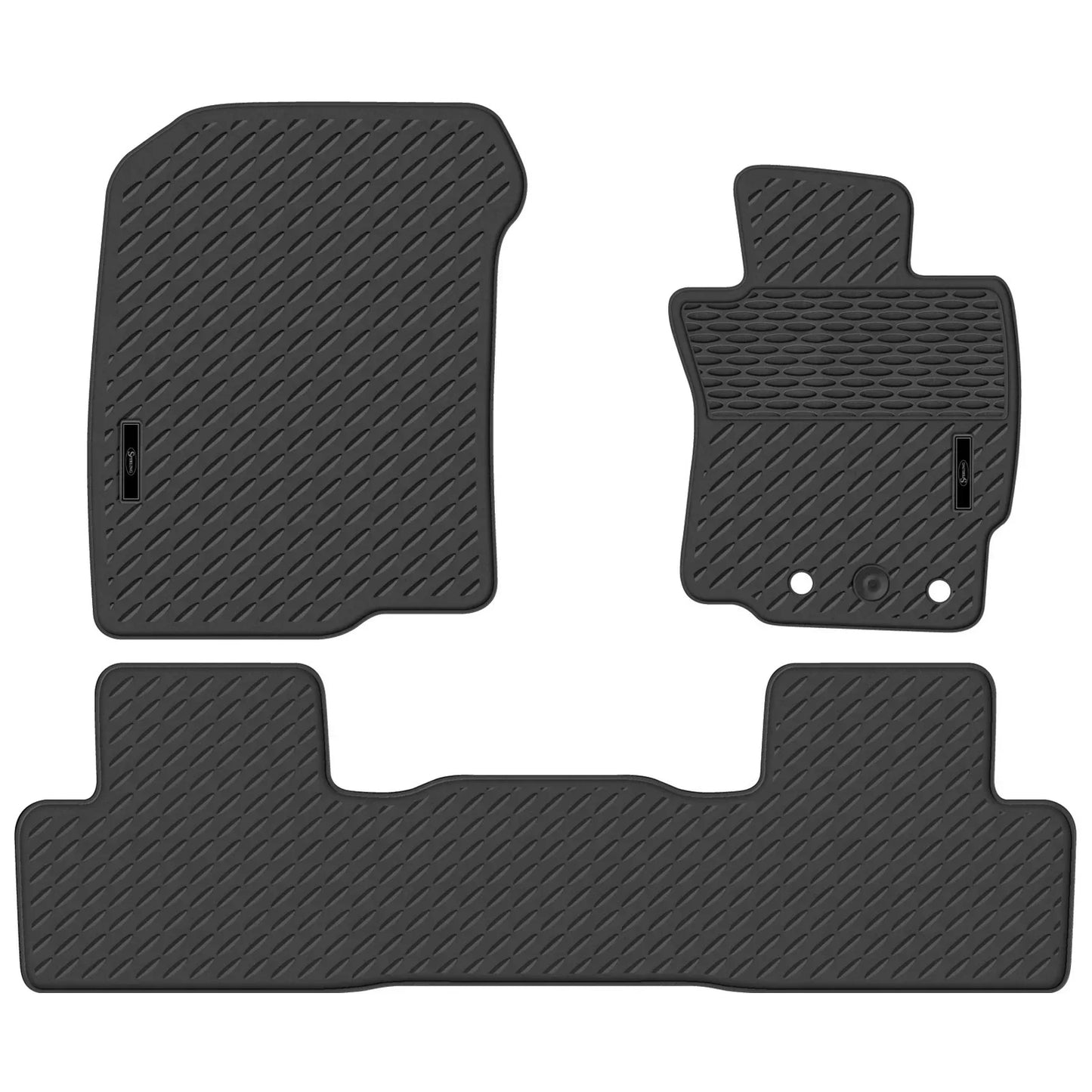 Full Set / Custom Fit Moulded Rubber Floor Mats for Toyota Hilux GUN136 (2015–2020)