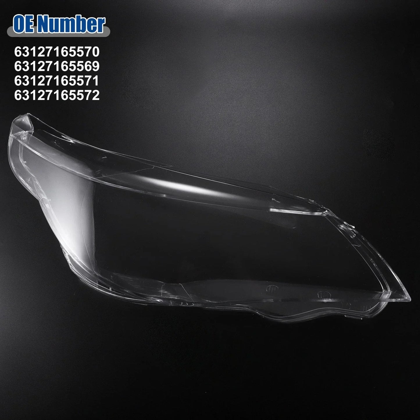 Headlight Clear Lens Cover for BMW 5-Series E60 (2004-2007)