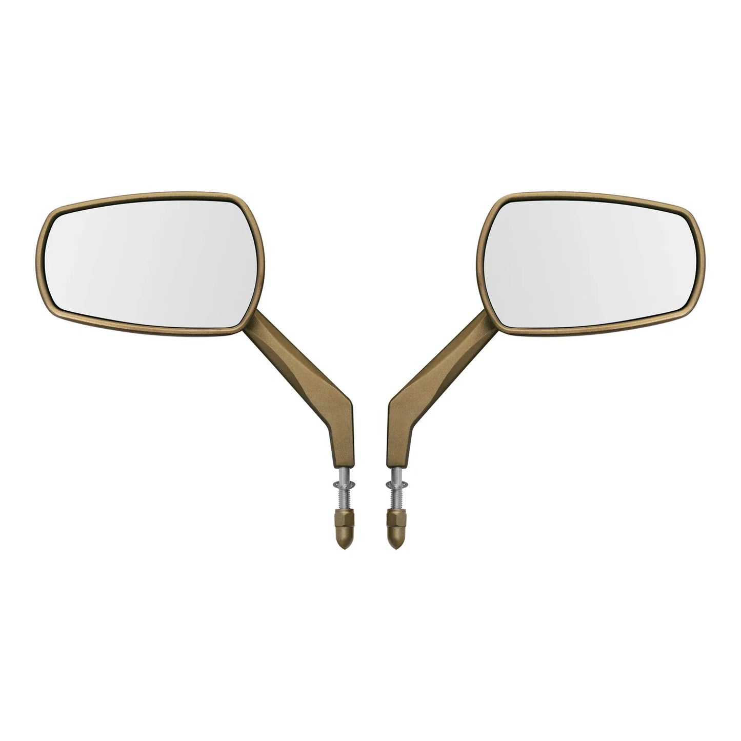 Gold Rear-View Mirrors for Harley Touring Electra Road King Glide (1982-2024)