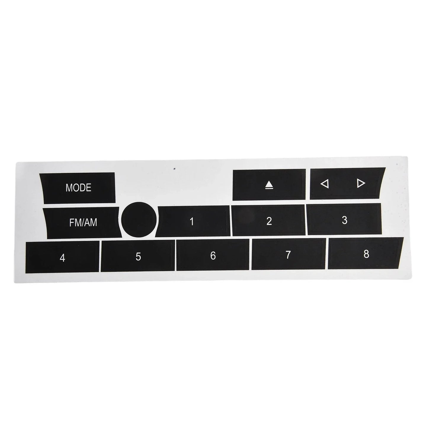 Vinyl Decal Stickers AC and Radio Buttons for BMW 7 Series (2008–2015)