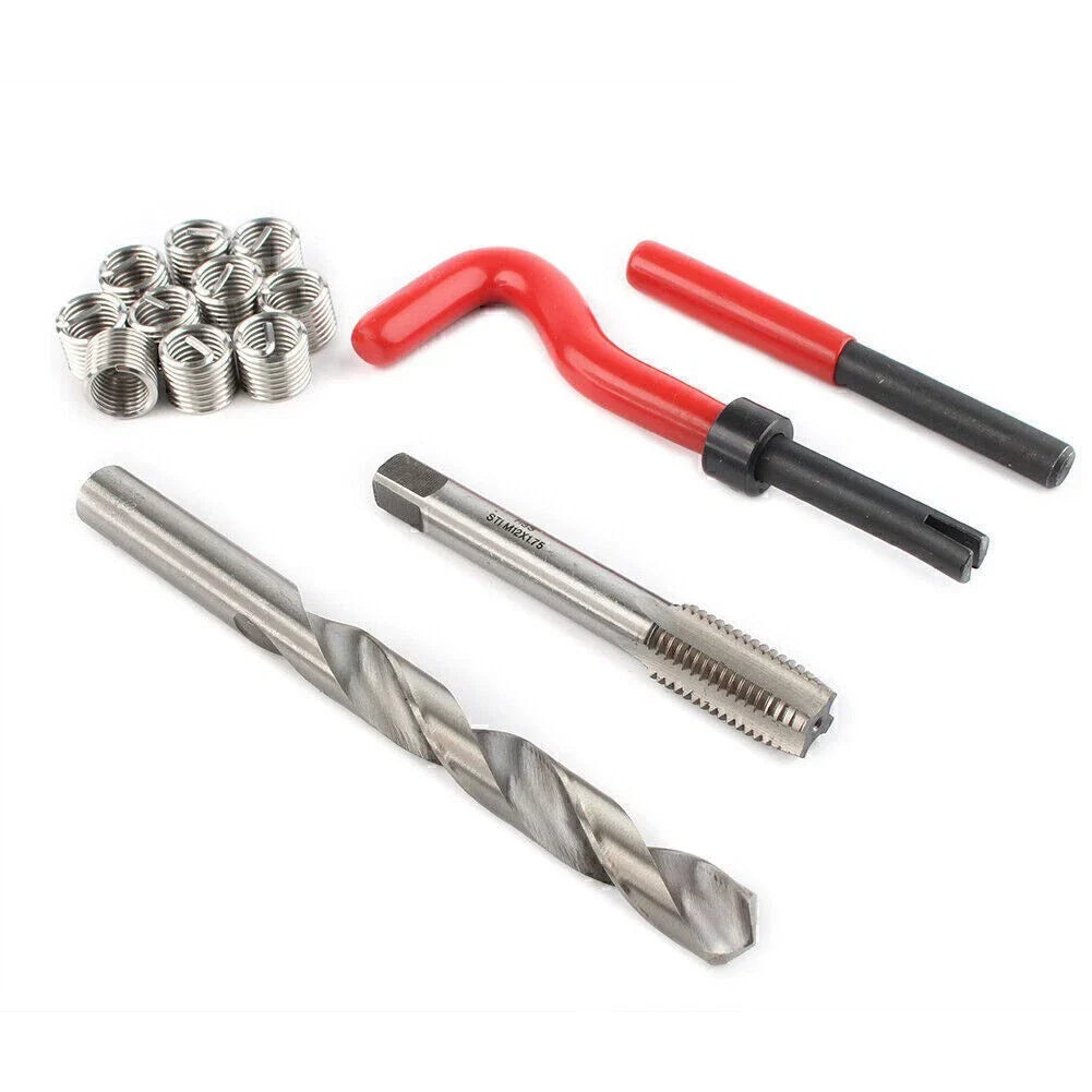 M12x1.75 Thread Repair Tool Insert Kit - M12 Helicoil Coil (15 pcs)