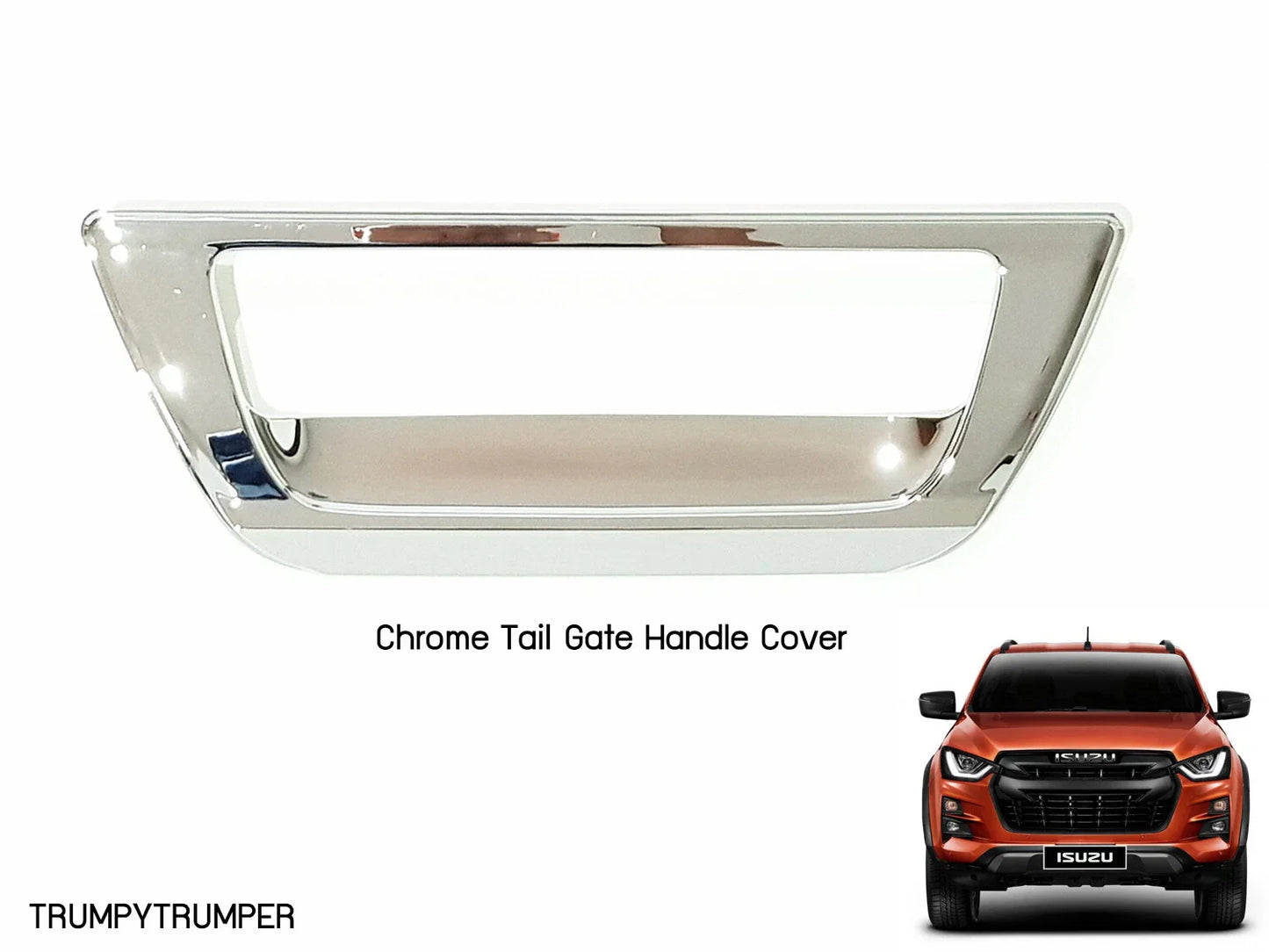 Chrome Tailgate Handle Cover for Isuzu D-Max (2020-2021)