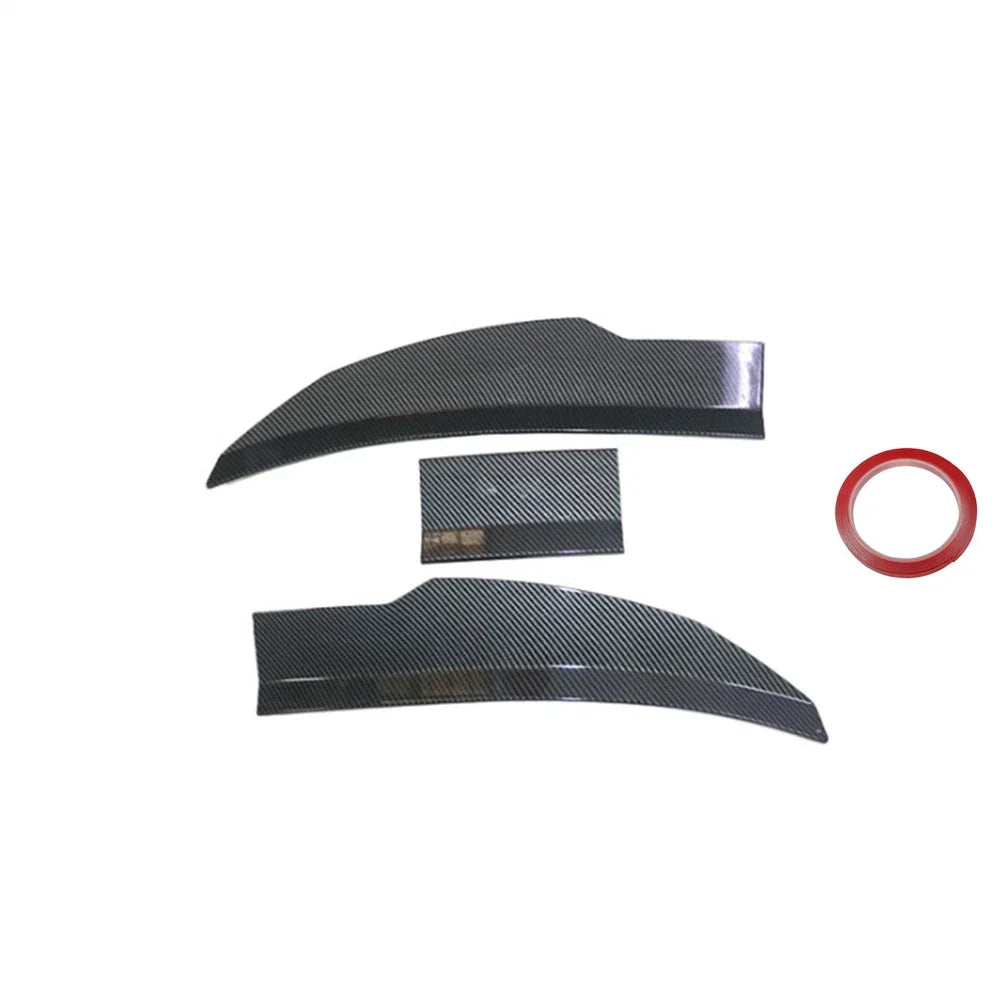 Adjustable Carbon Fiber Rear Trunk Spoiler Lip for Universal Fit (N/A)