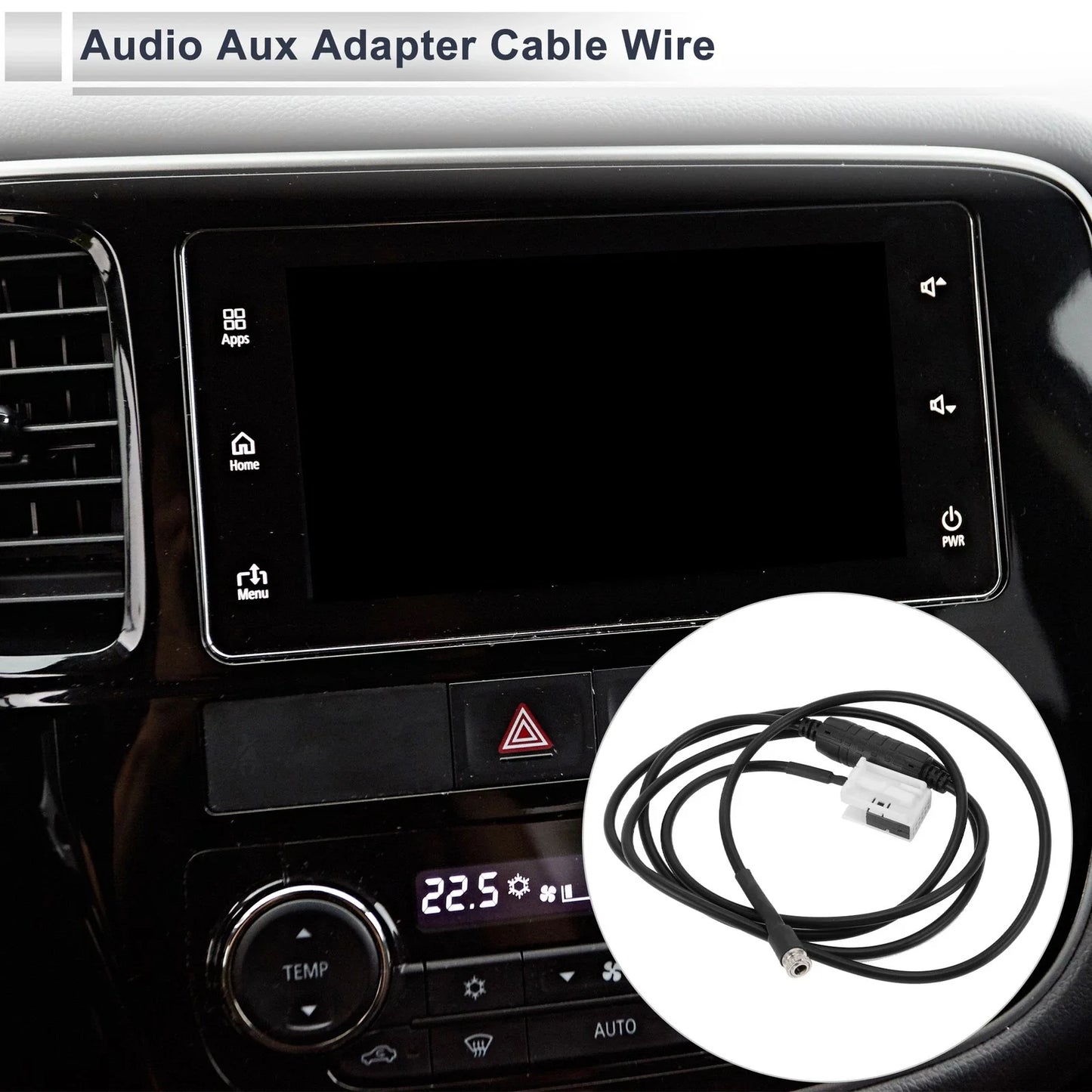Audio Aux Adapter Cable Wire Stereo Radio Harness for BMW Car
