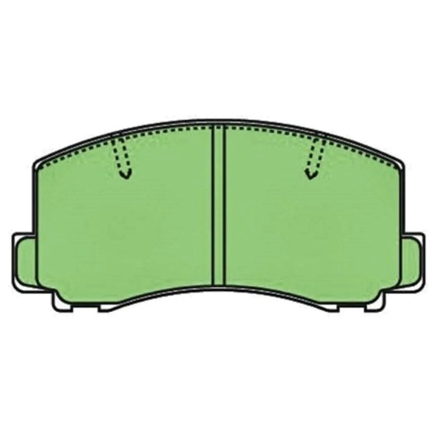 Front Disc Pad Set 1.4L-1.6L for Mitsubishi Colt RB RC RD RE (1982-1990)