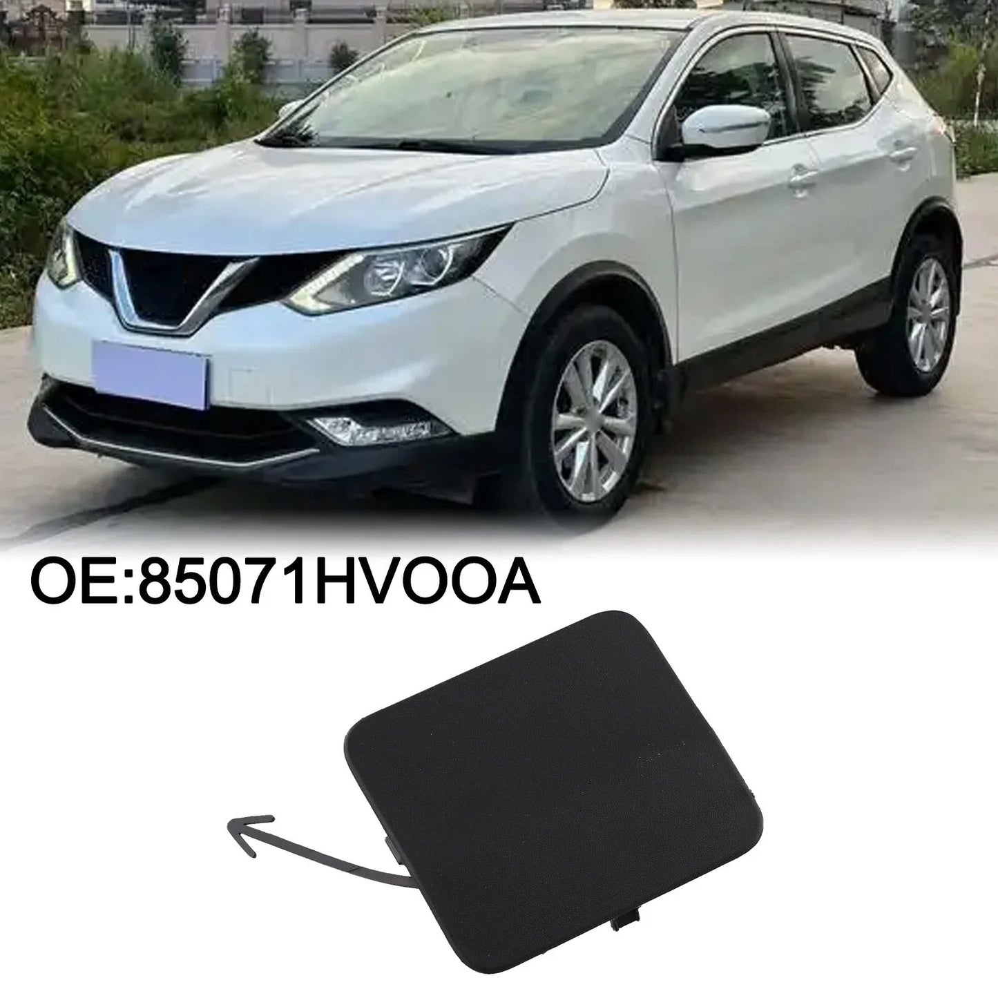 Rear Bumper Accessories Towing Hook Eye Cover for Nissan Qashqai J11B