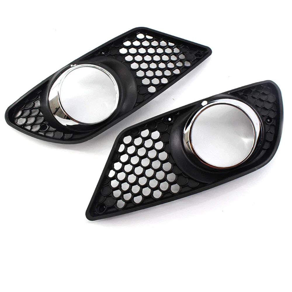 Left & Right Fog Light Grille Covers for Mercedes-Benz C300 C350 (2008-2015)
