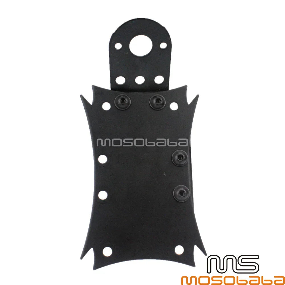 3/4” Axle Side Mount License Plate Bracket for Old School Cruiser Bobber