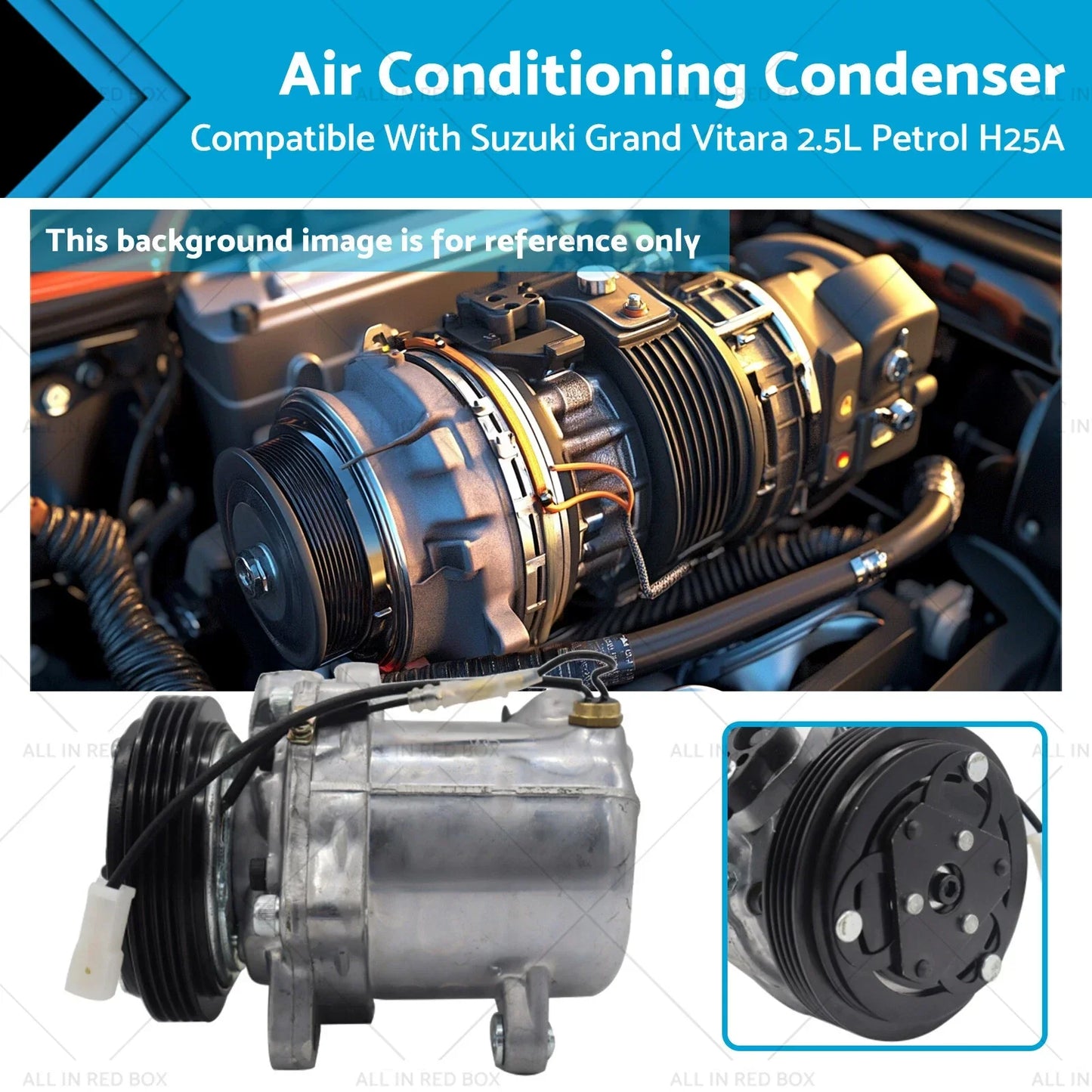 Air Con Compressor for Suzuki Grand Vitara 2.5L Petrol (1998-2005)