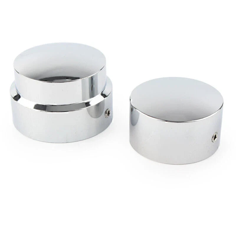 Rear Axle Nut Cover Caps for Harley 2015-Later XG, 2008-Later XL Dyna Chrome