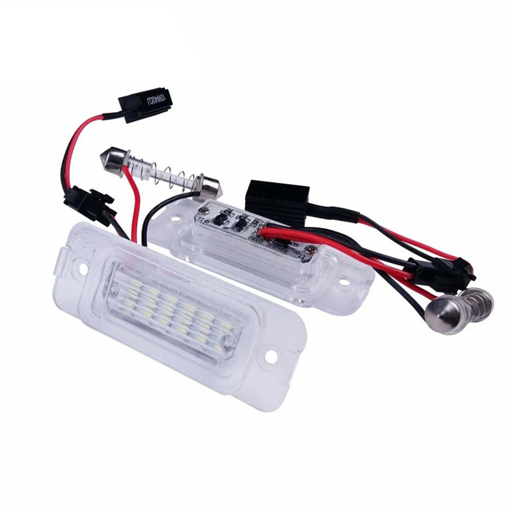 White LED License Plate Light Lamp for Benz W164 W251 X164 (2006-2015)