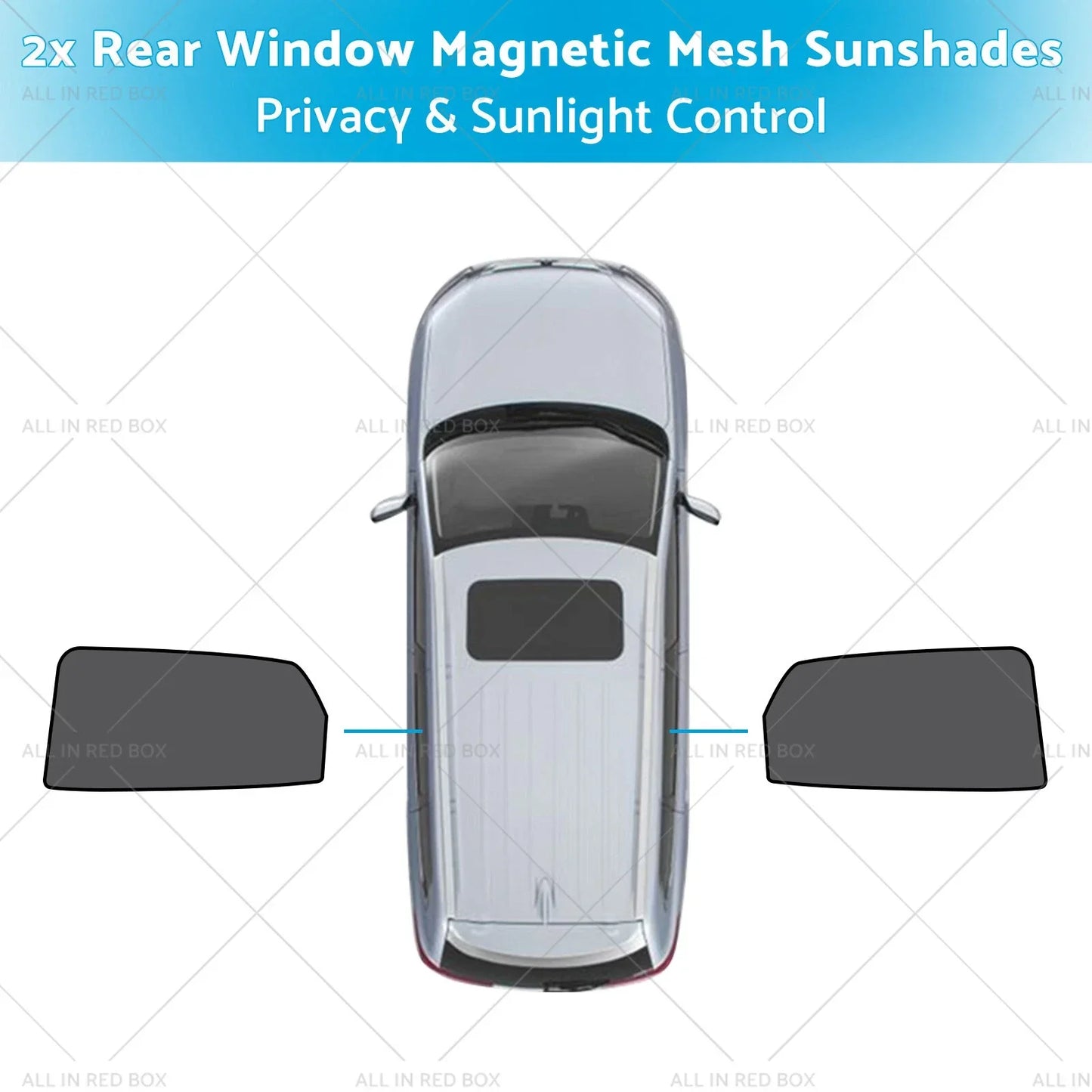 Rear Window Magnetic Sunshades for Kia Sportage (2021-2024)