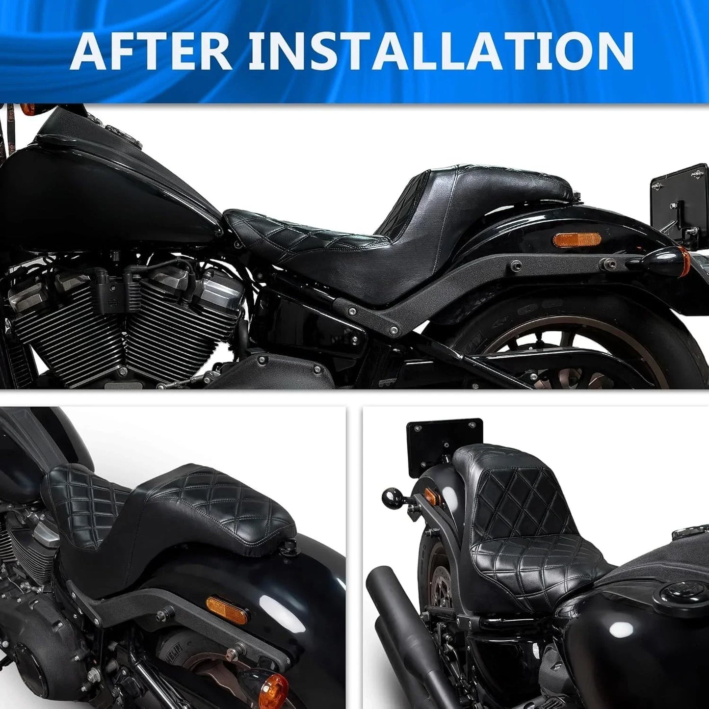 2-Up Seat Kit for Harley Low Rider ST FXLRST FXLRS Sport Glide FLSB (2018-2024)