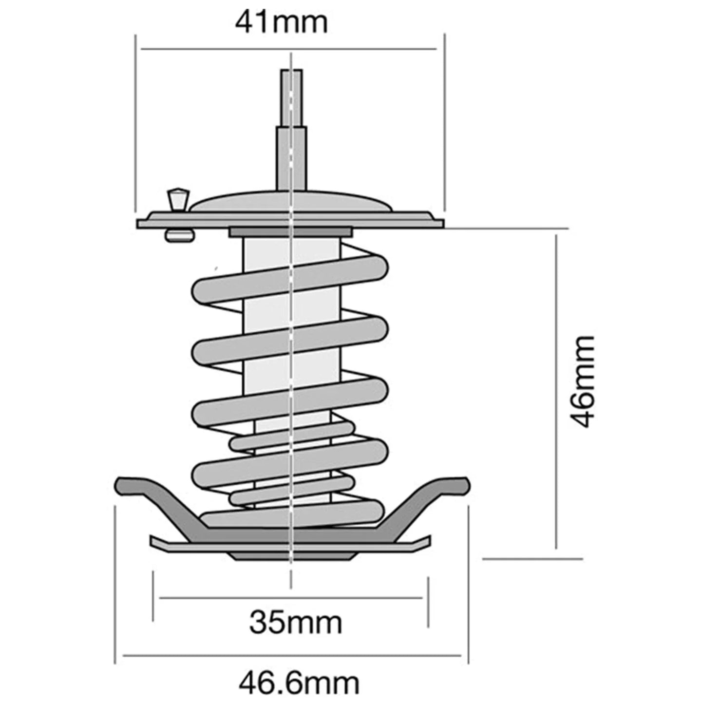 Thermostat for Toyota Landcruiser Prado VZJ120 V6 5VZ-FE 3.4L (2002–2005)