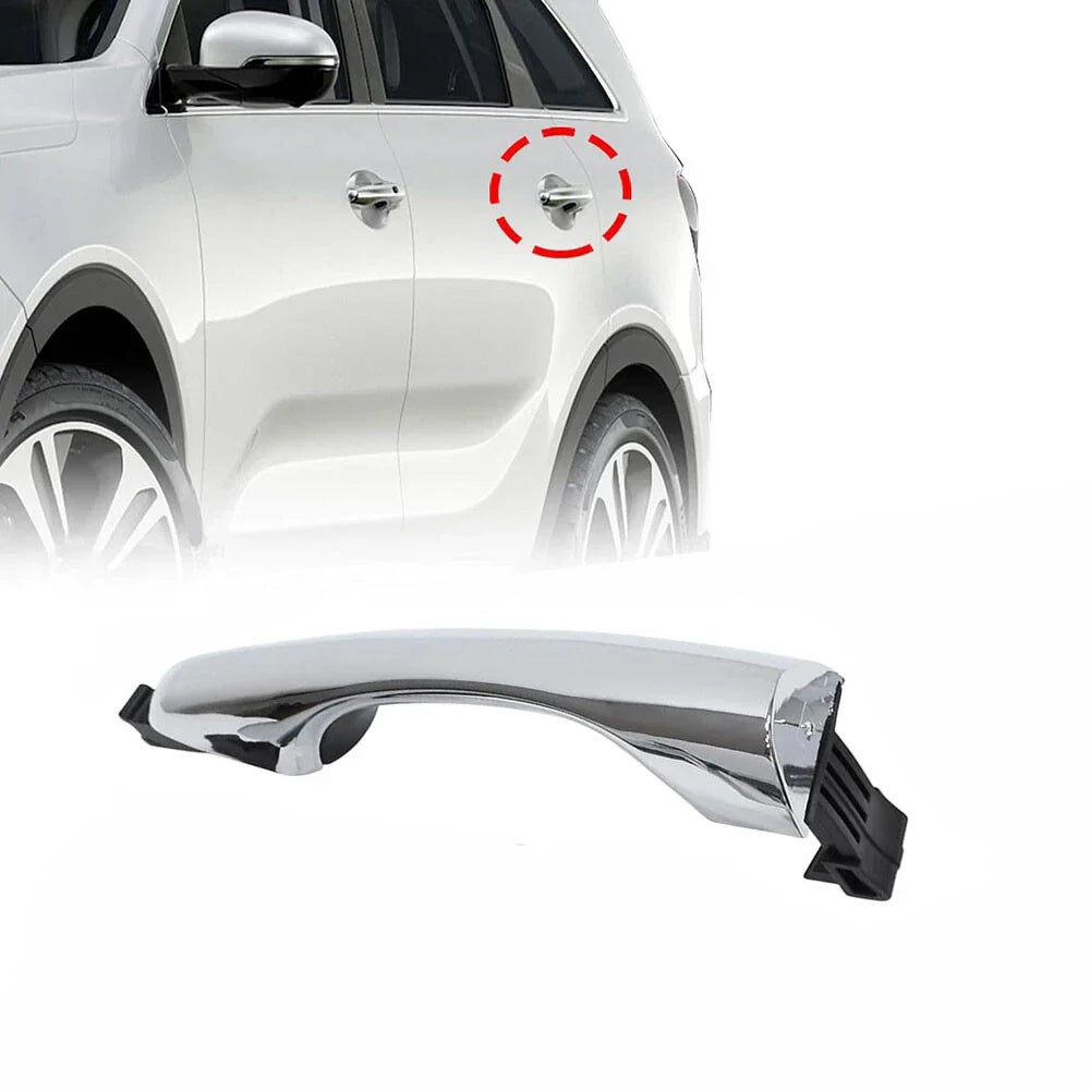 Left Rear Outside Door Handle Chrome for Kia Sorento (2016-2020)