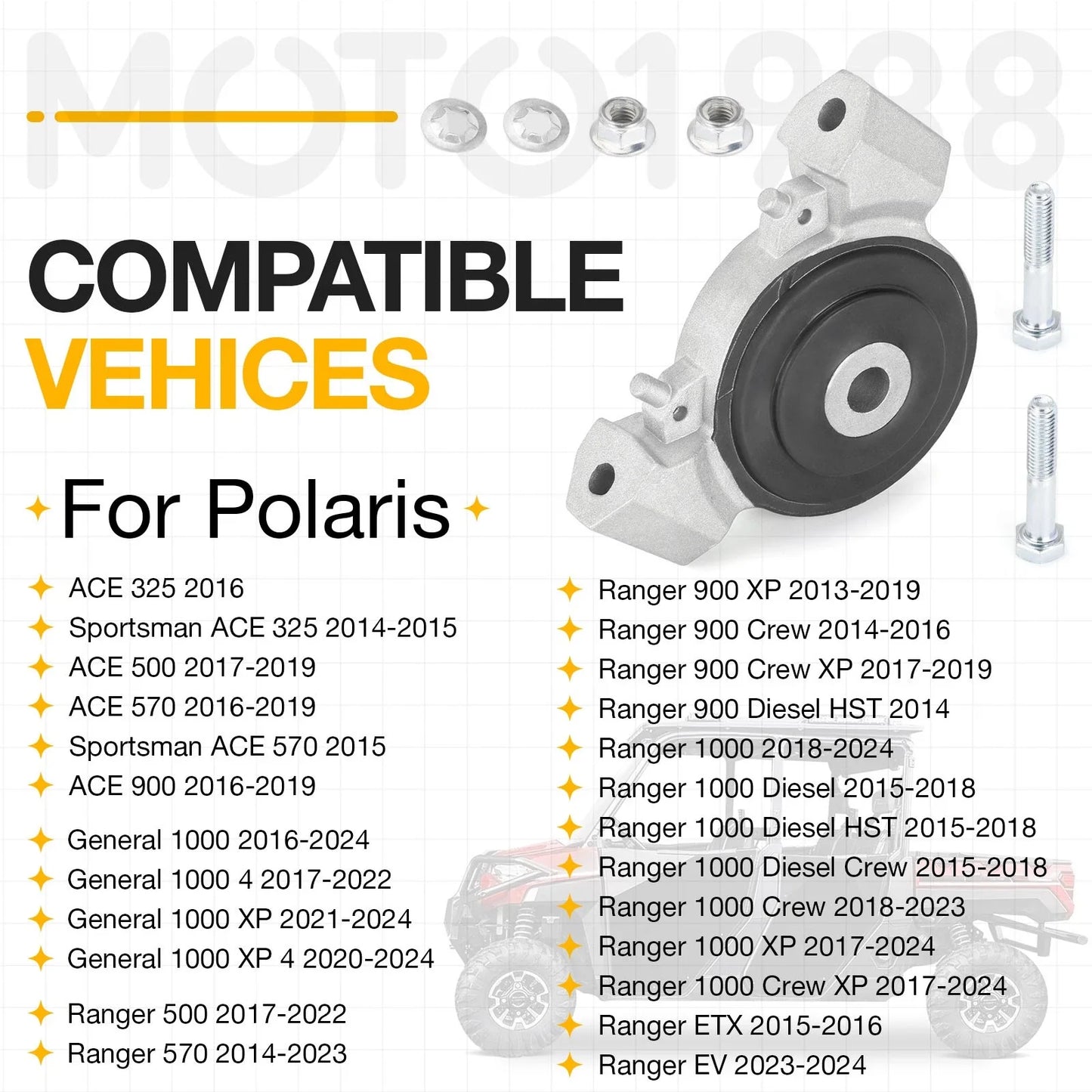 Engine Mount Isolator for Polaris XPEDITION ADV XP XP5 (2015-2024)