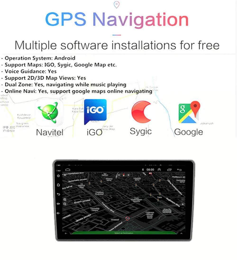 9" Android 13 GPS Stereo Radio for 2010-2021 Hyundai I40