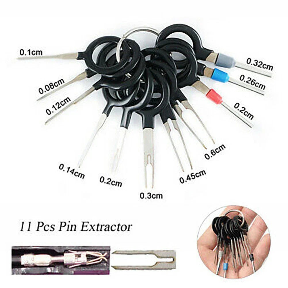 Terminal Removal Tool Wire Connector Pin Release Extractor Puller Kit for Car